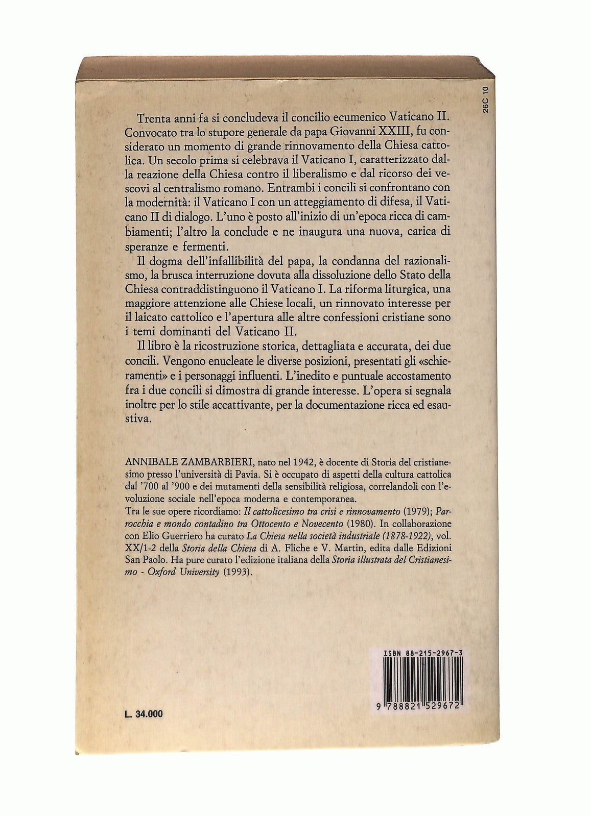 EBOND I Concili Del Vaticano Annibale Zambarbieri San Paolo 1995 Libro LI046326