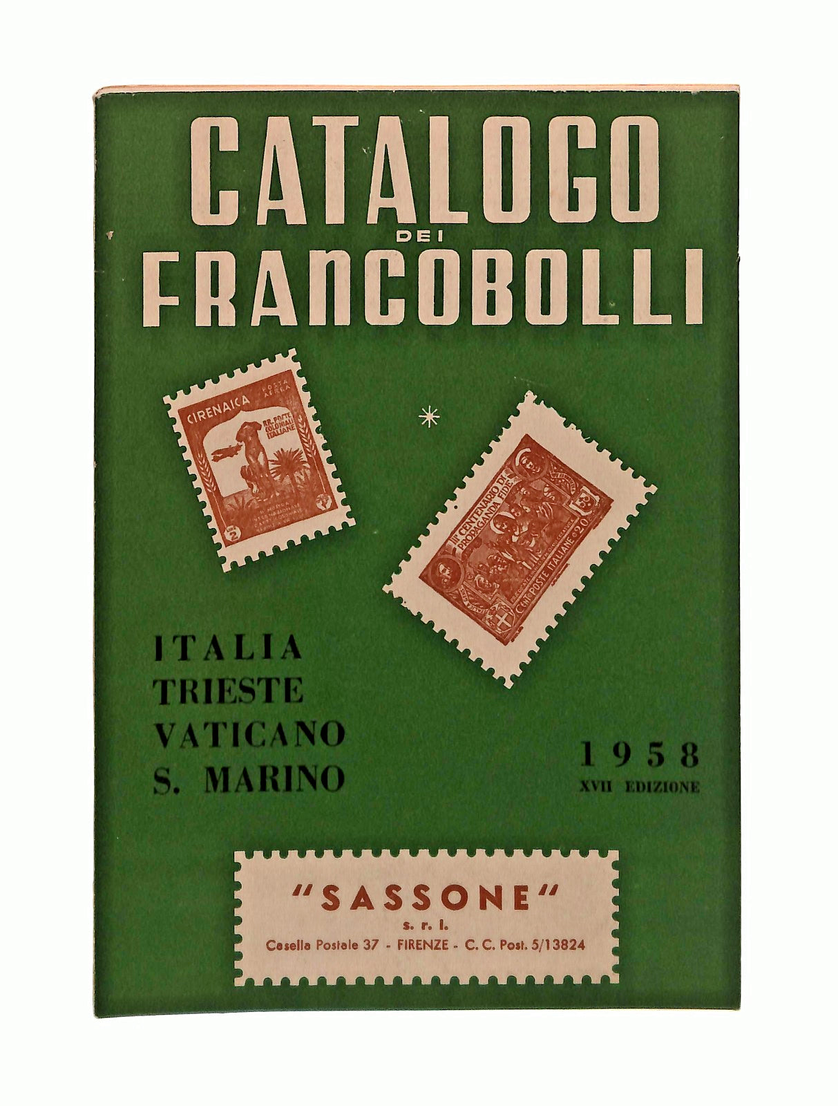 EBOND Catalogo Dei Francobolli Sassone 1958 Libro LI046342