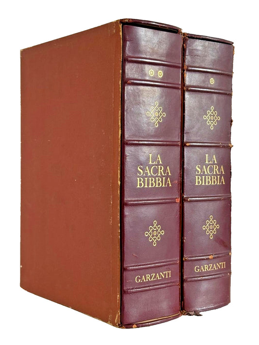 EBOND La Sacra Bibbia Garzanti 1965 2 Volumi Libro LI046378