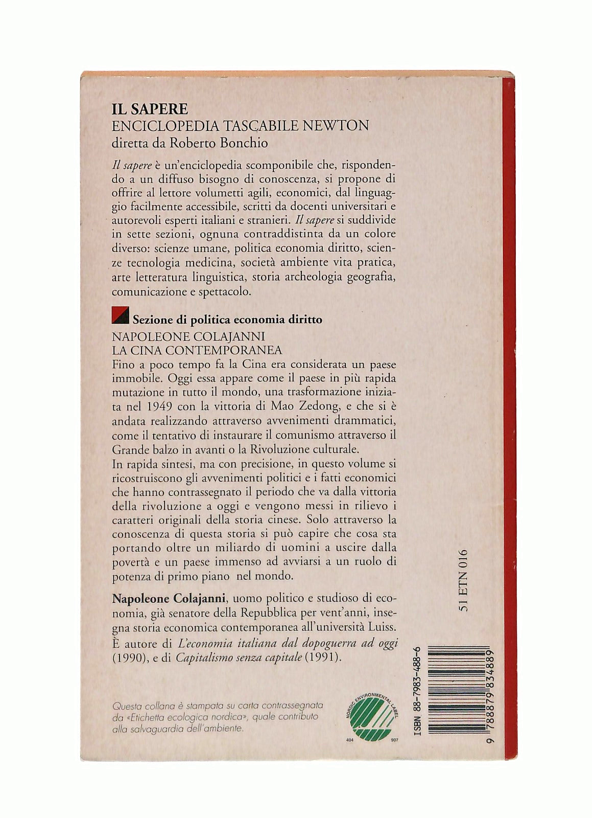 EBOND La Cina Contemporanea Napoleone Colajanni Newton Libro LI046381