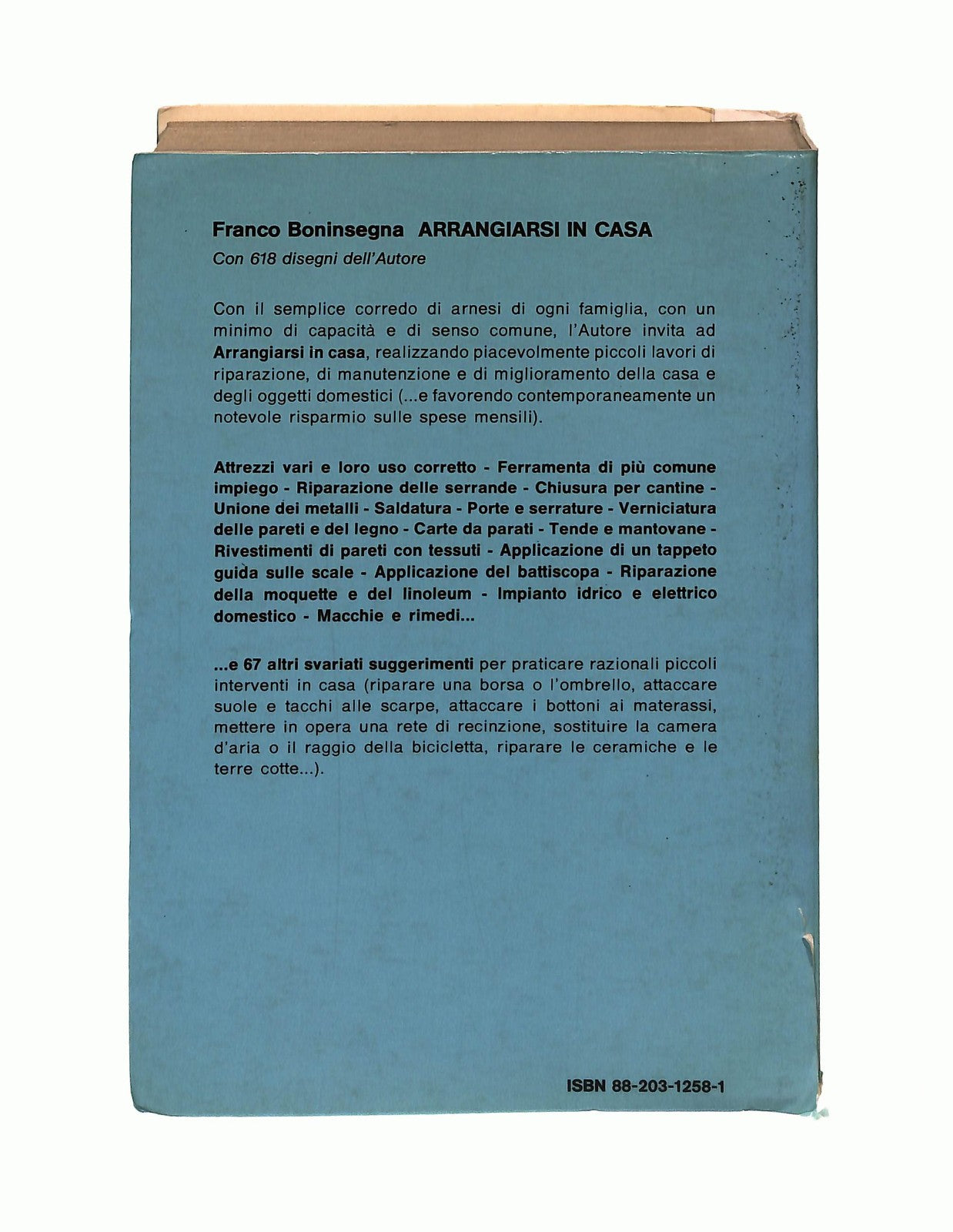 EBOND Arrangiarsi In Casa Franco Boninsegna Hoepli Libro LI046411