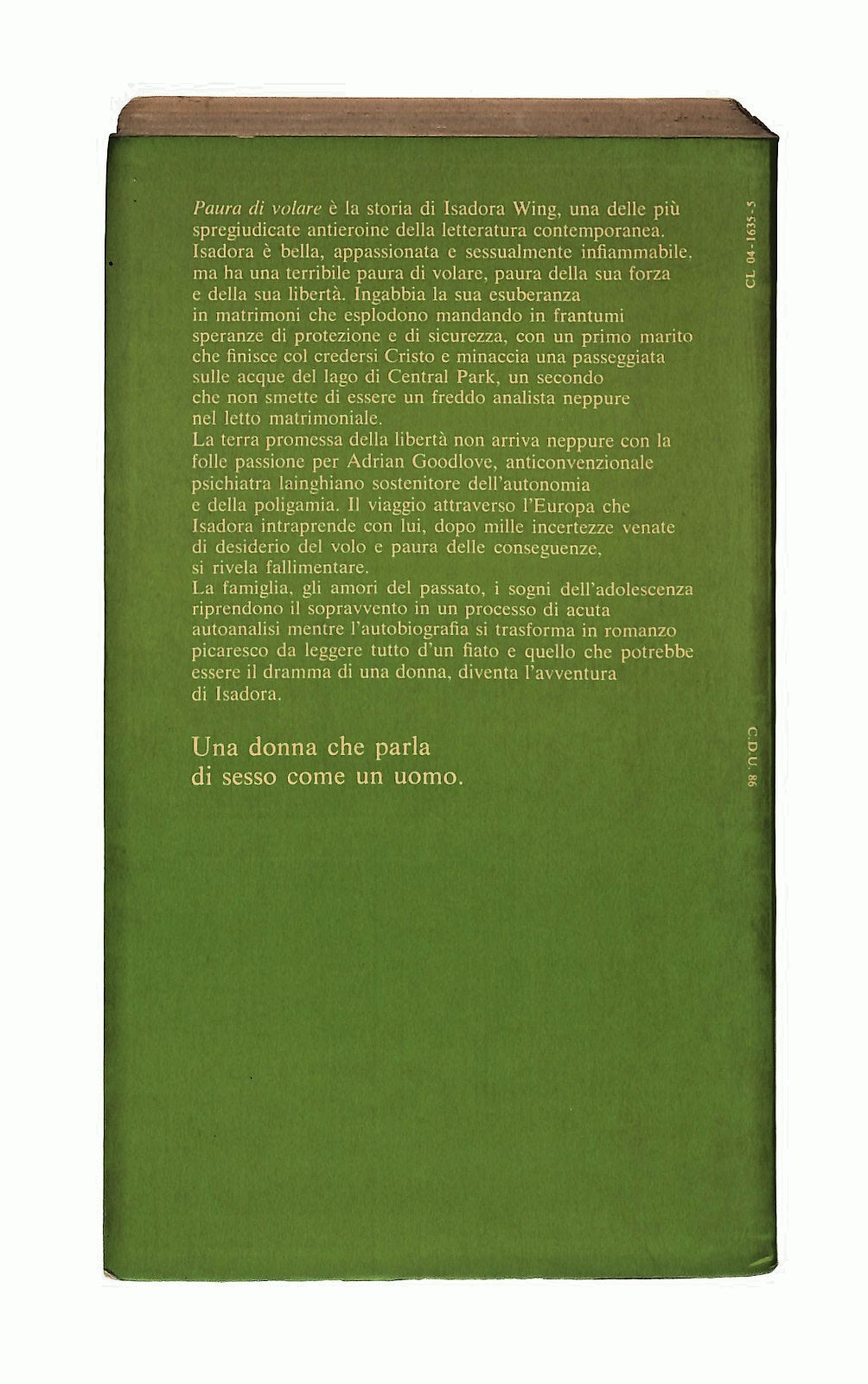 EBOND Paura Di Volare Erica Jong Bompiani 1976 Libro LI046413