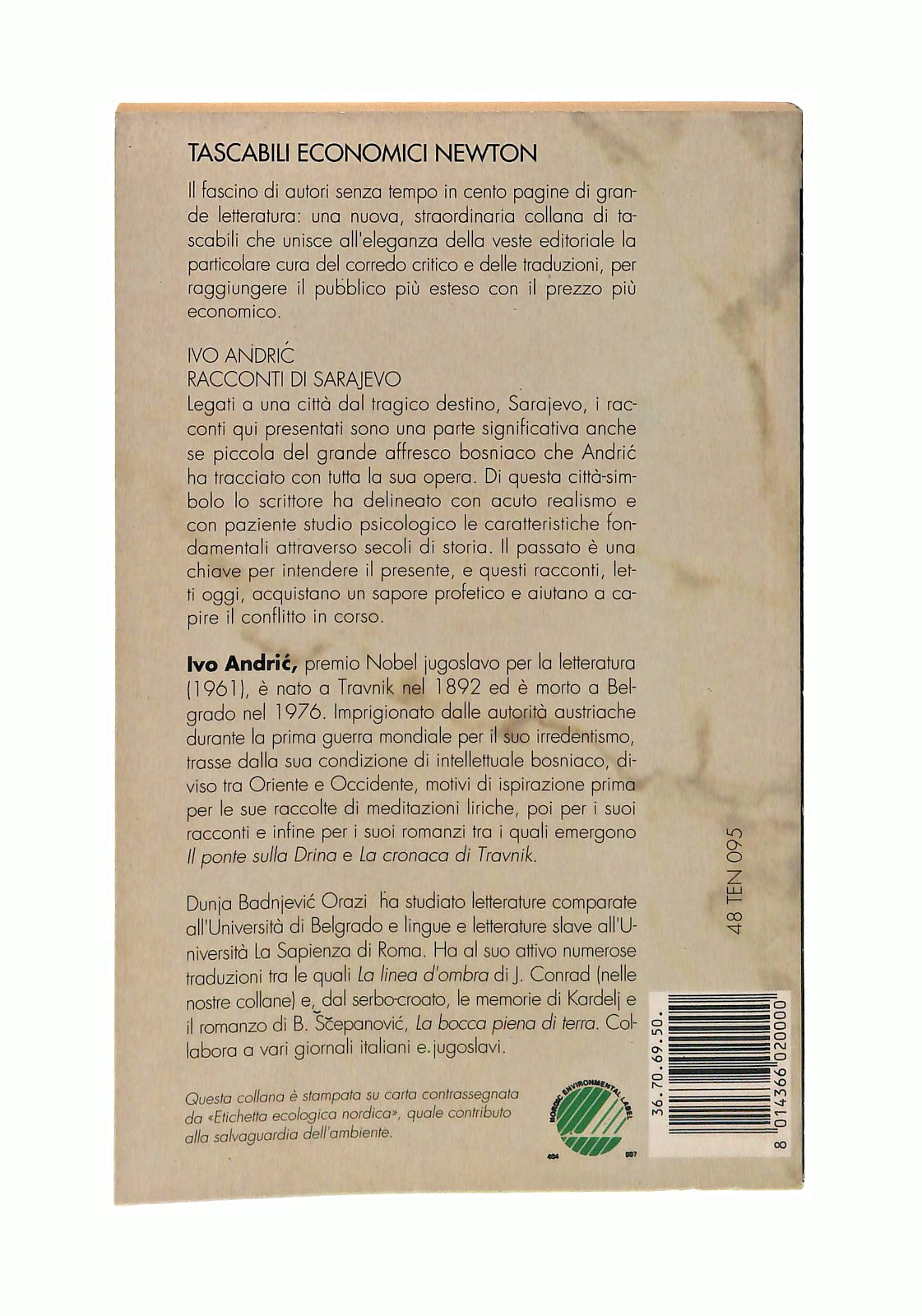 EBOND Racconti Di Sarajevo Ivo Andric Newton Libro LI046436