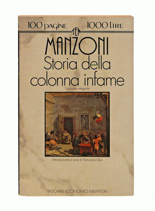 EBOND Storia Della Colonna Infame Manzoni Newton Libro LI046438