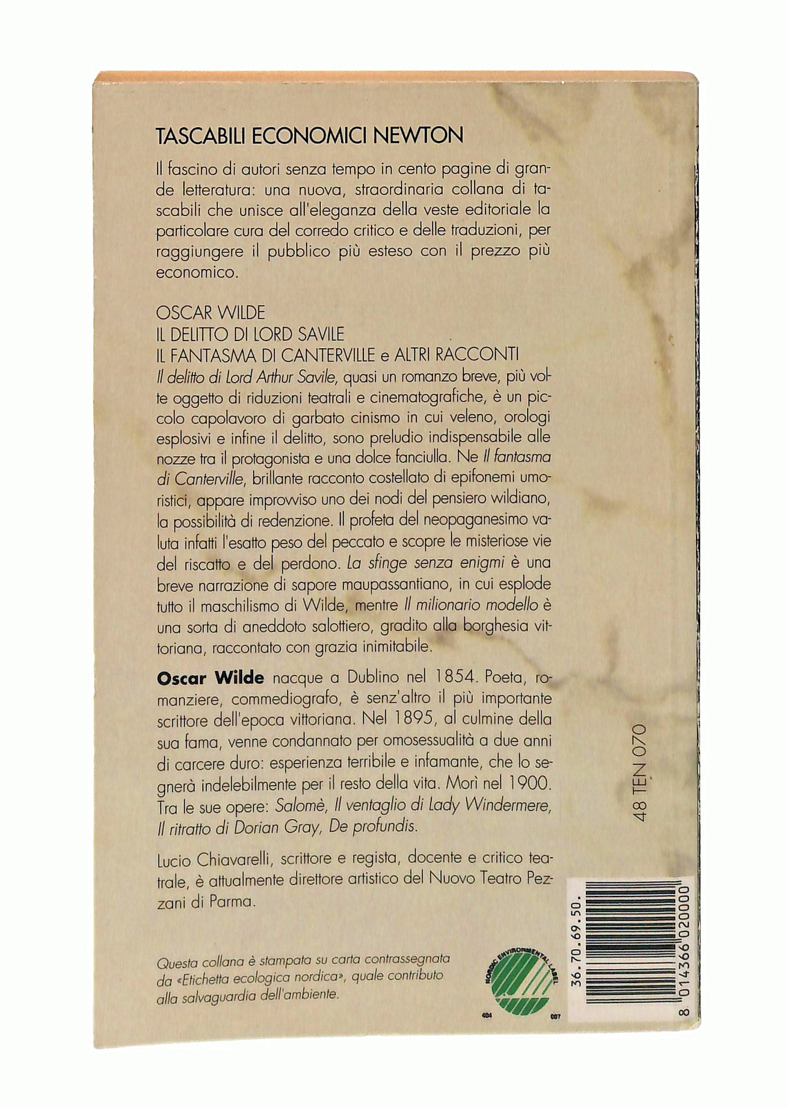 EBOND Il Delitto Di Lord Savile e Il Fantasma Di Canterville Libro LI046440