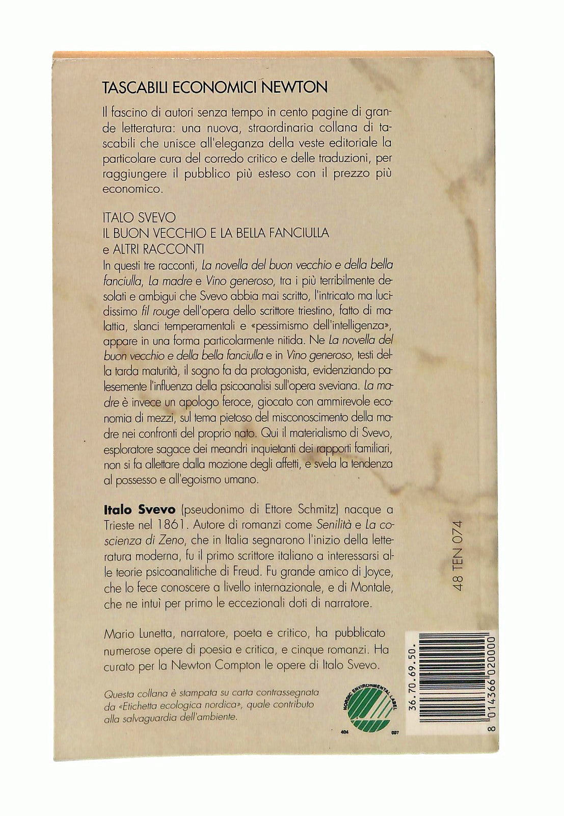 EBOND Il Buon Vecchio e La Bella Fanciulla Svevo Newton Libro LI046443