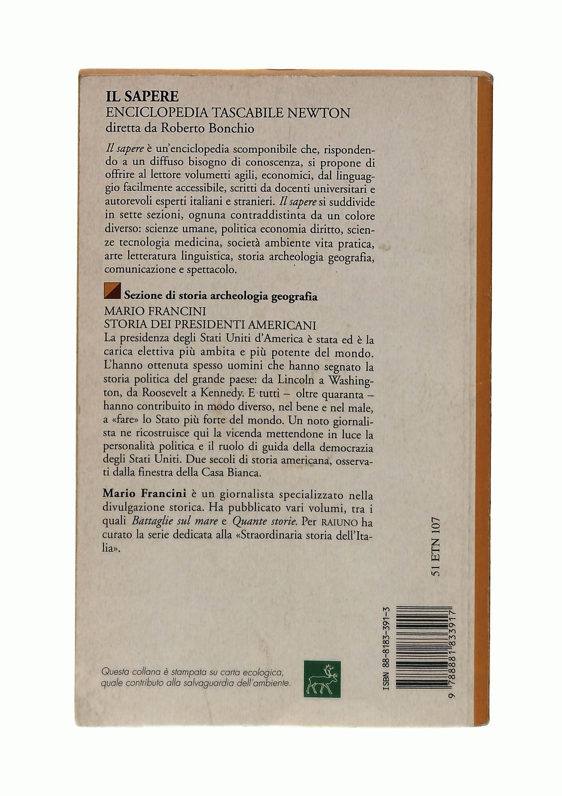 EBOND Storia Dei Presidenti Americani Mario Francini Newton Libro LI046501