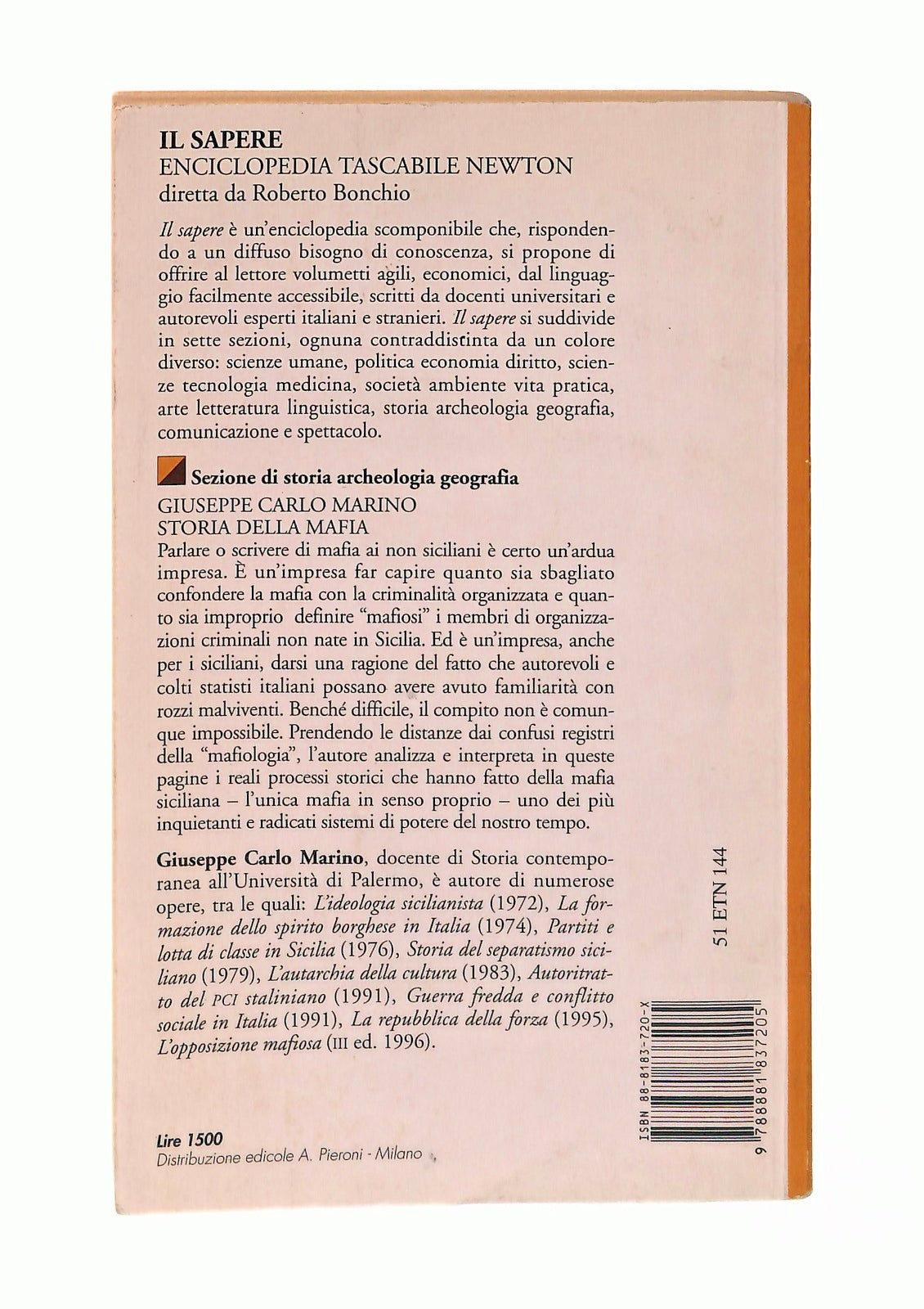EBOND Storia Della Mafia G C Marino Newton Libro LI046506