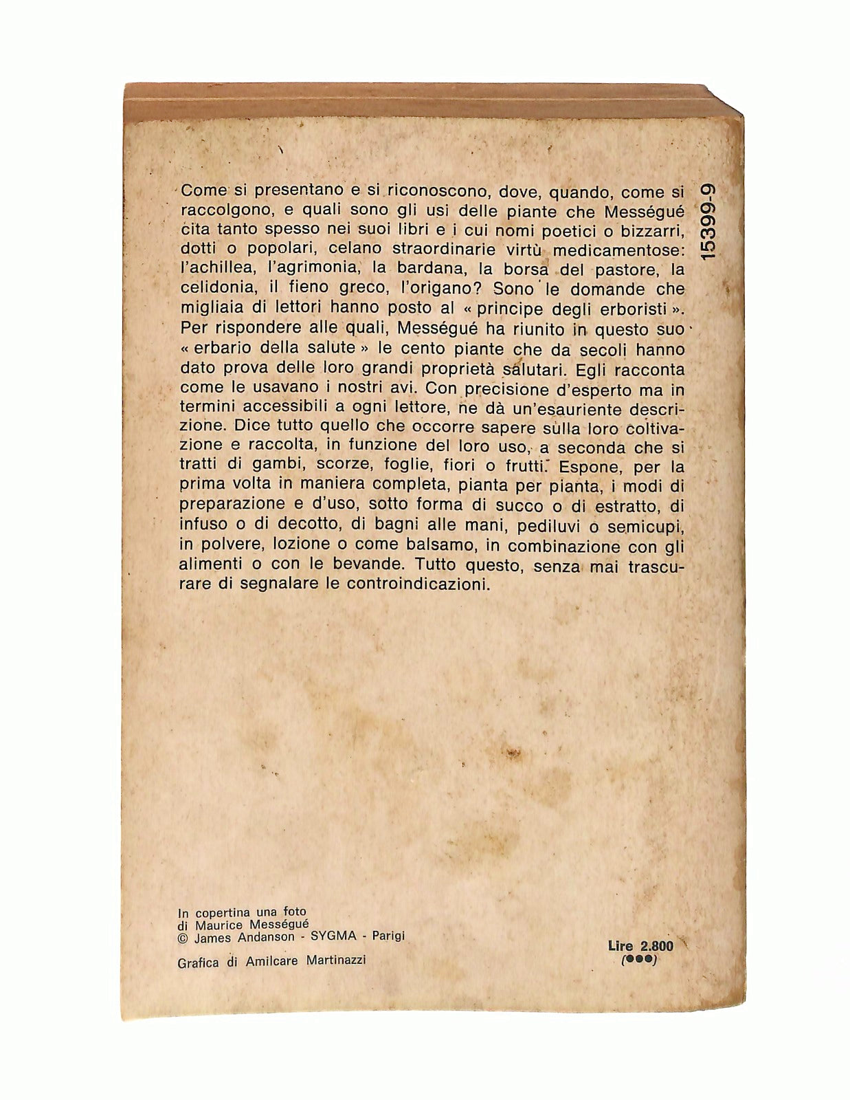 EBOND Messegue Il Mio Erbario Mondadori 1978 Libro LI046508