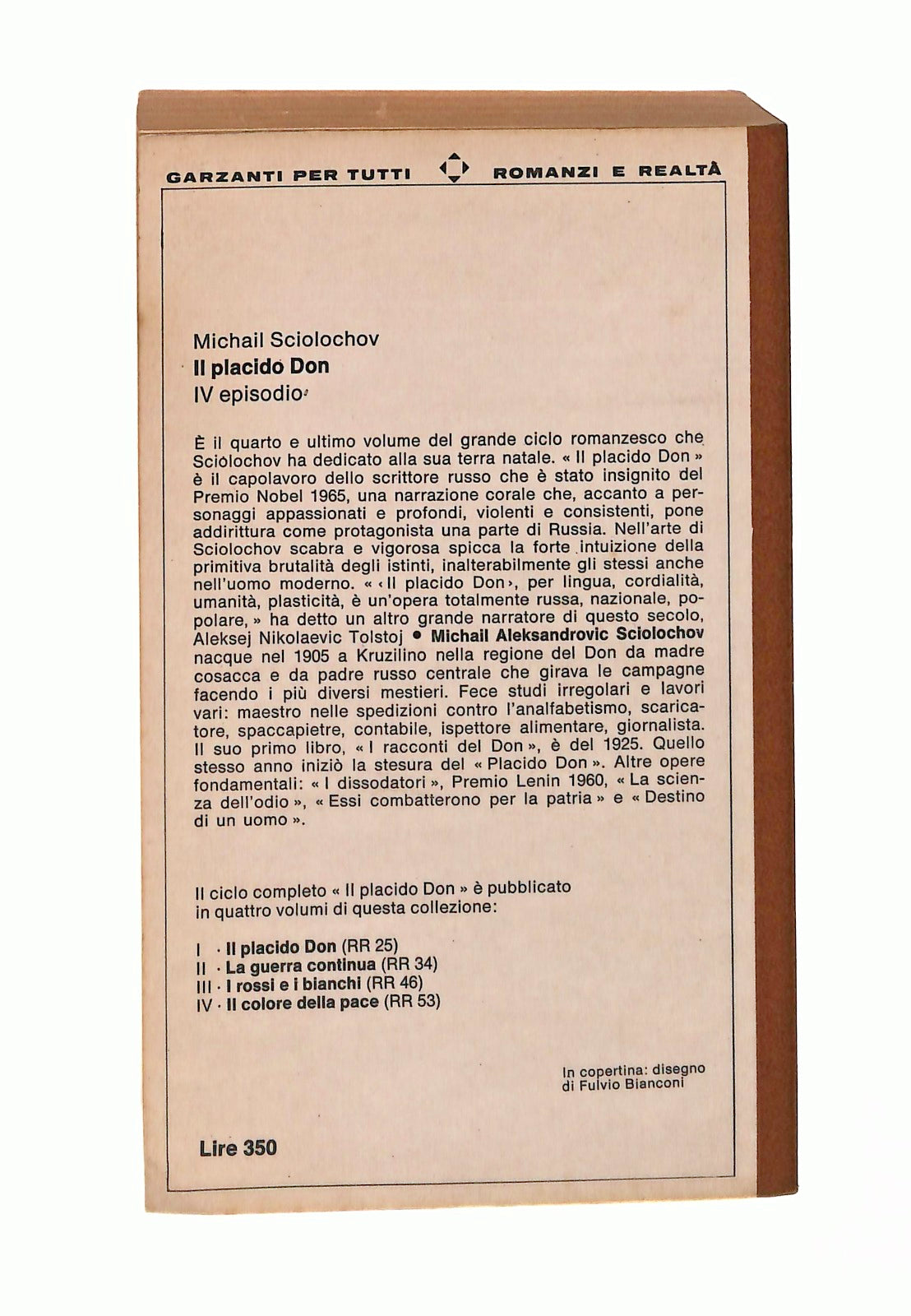 EBOND Il Placido Don Il Colore Della Pace Sciolochov Garzanti Libro LI046531