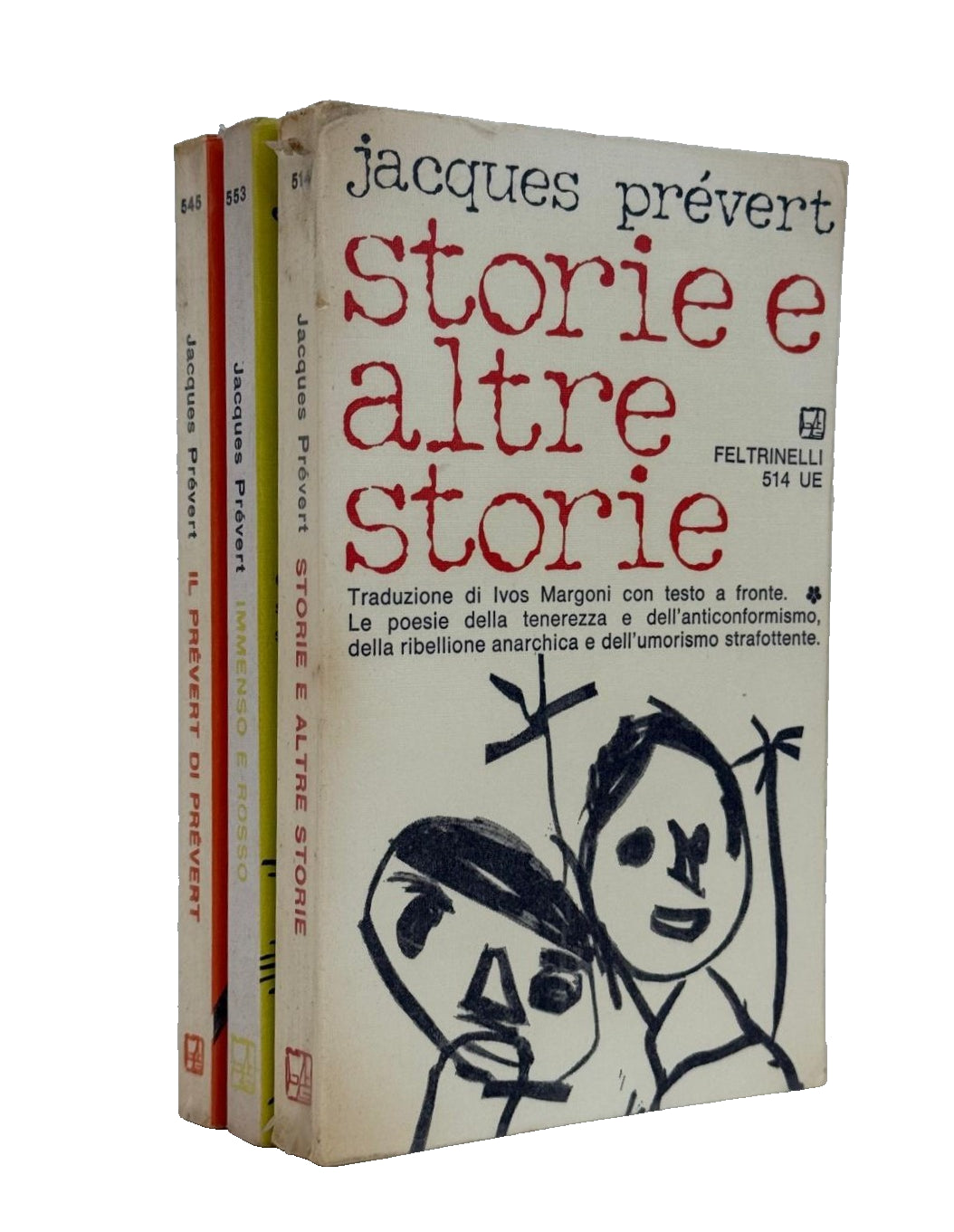 EBOND Prevert Jacques Prevert Feltrinelli 1968 3 Volumi Libro LI046539