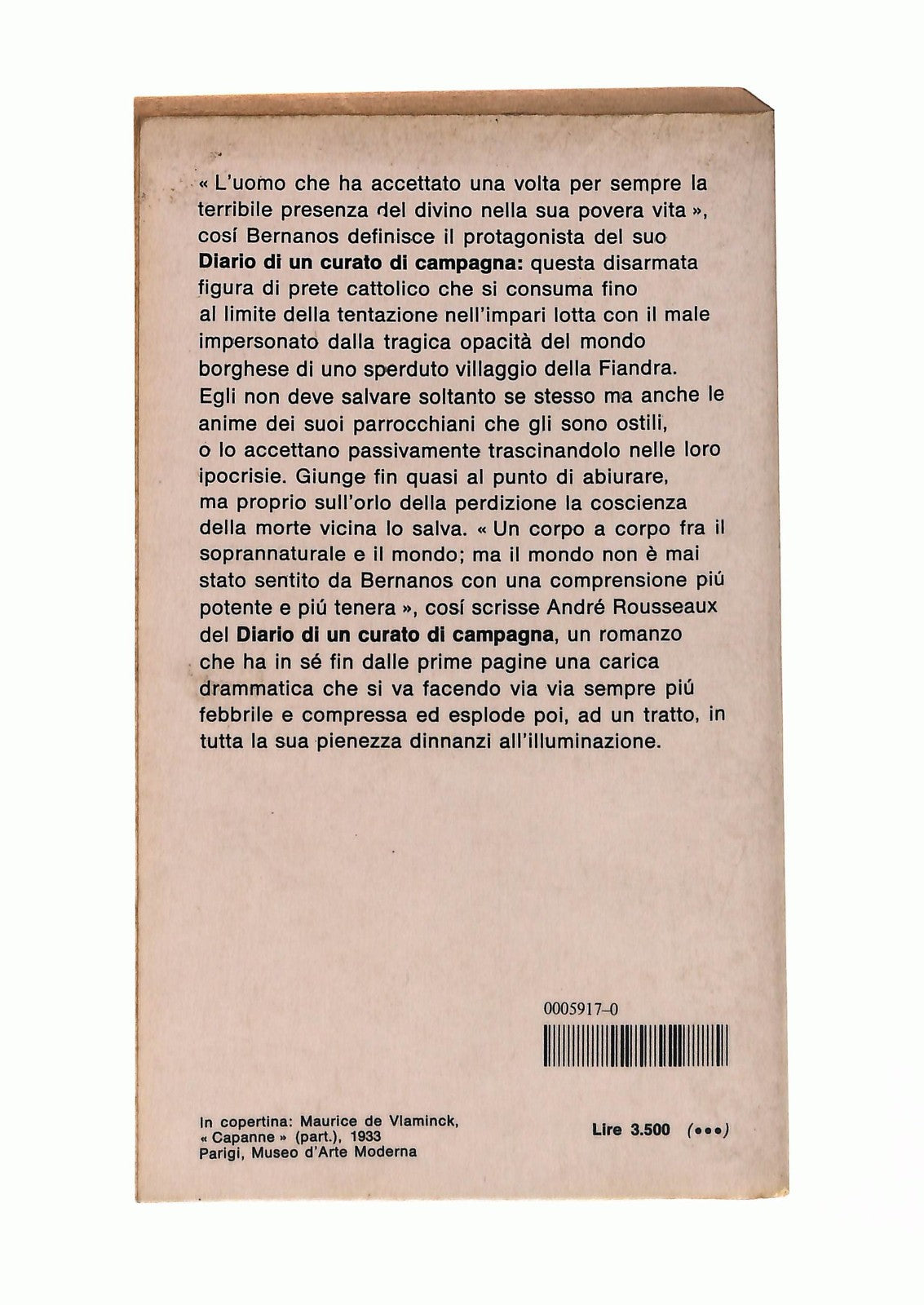 EBOND Diario Di Un Curato Di Campagna Georges Bernanos Mondadori Libro LI046540