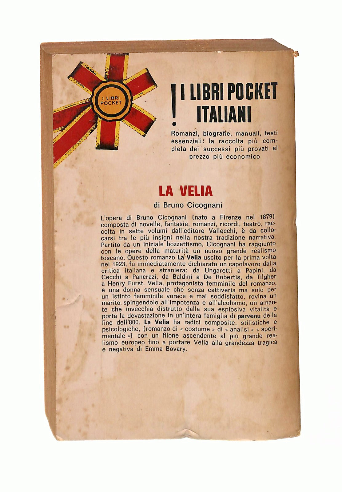 EBOND La Velia Bruno Cicognani Longanesi & Co 1970 Libro LI046561