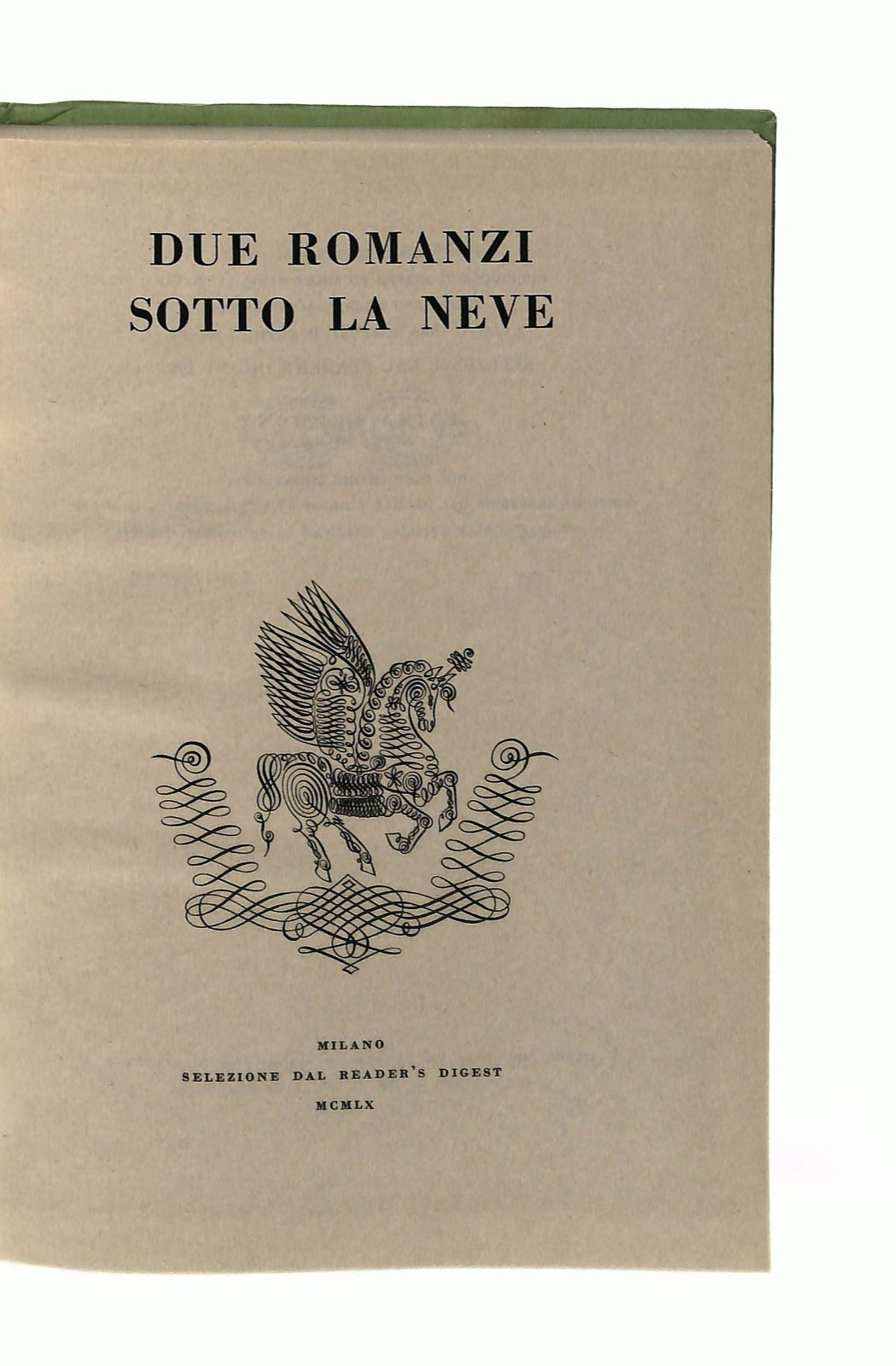 EBOND Due Romanzi Sotto La Neve Selezione Dal Reader s Digest Libro LI046573