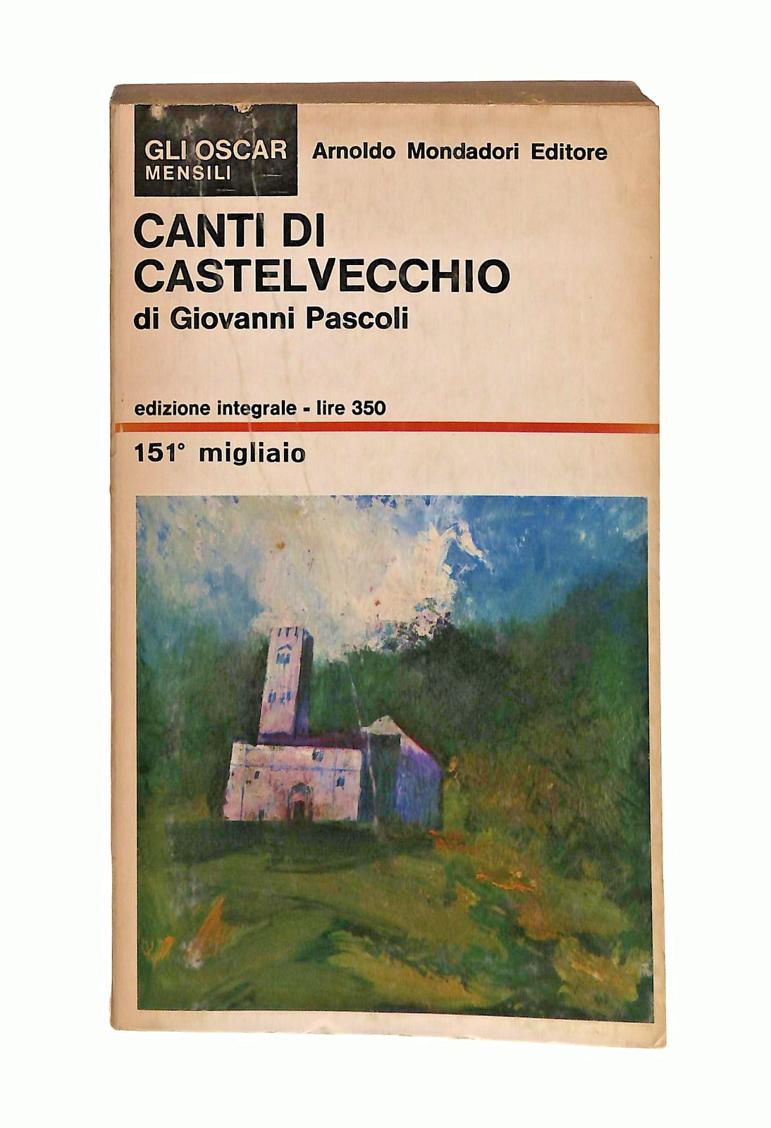 EBOND Canti Di Castelvecchio Giovanni Pascoli Mondadori 1967 Libro LI046640
