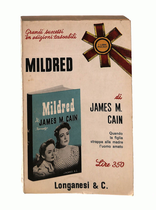 EBOND Mildred James M Cain Longanesi & Co 1966 Libro LI046644