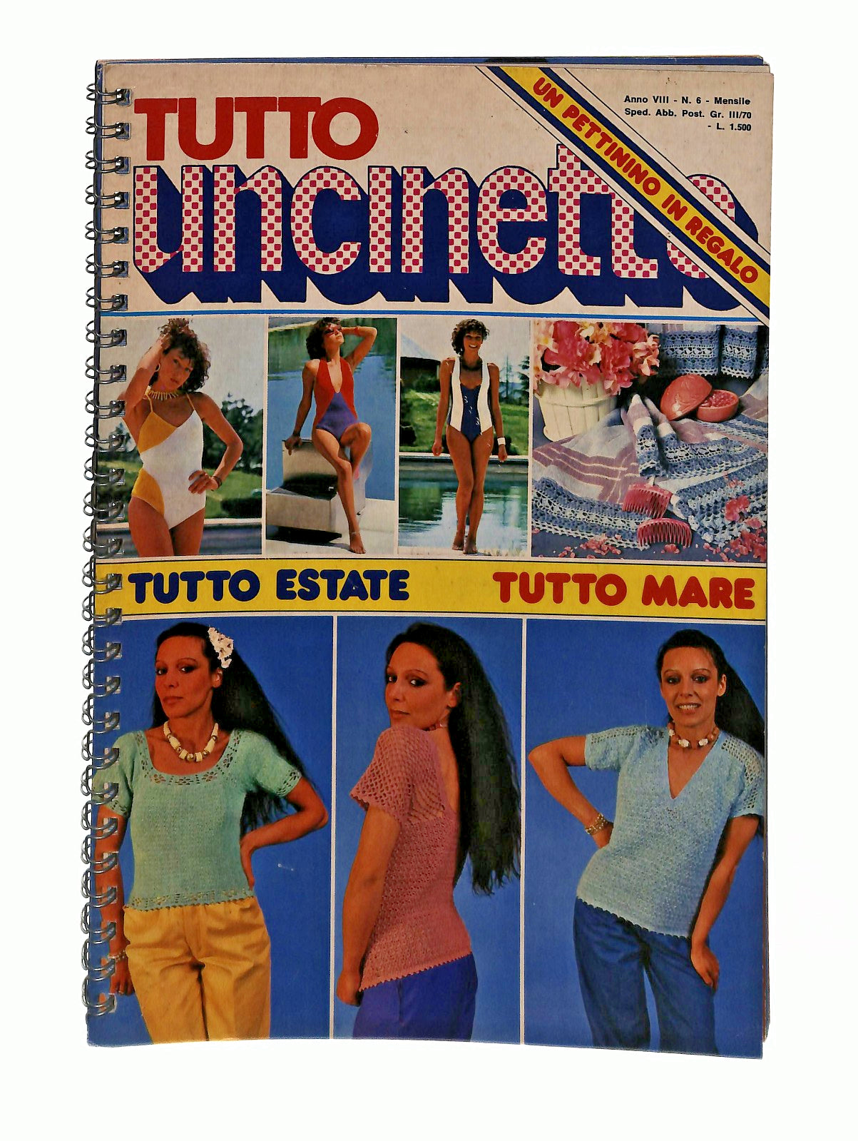 EBOND Tutto Uncinetto Anno Viii n 6 1980 Con Anelli Libro LI046714