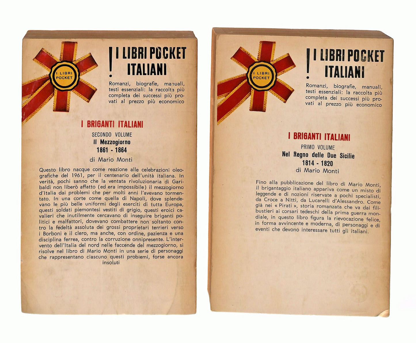 EBOND I Briganti Italiani Mario Monti Longanesi 1967 2 Volumi Libro LI046731