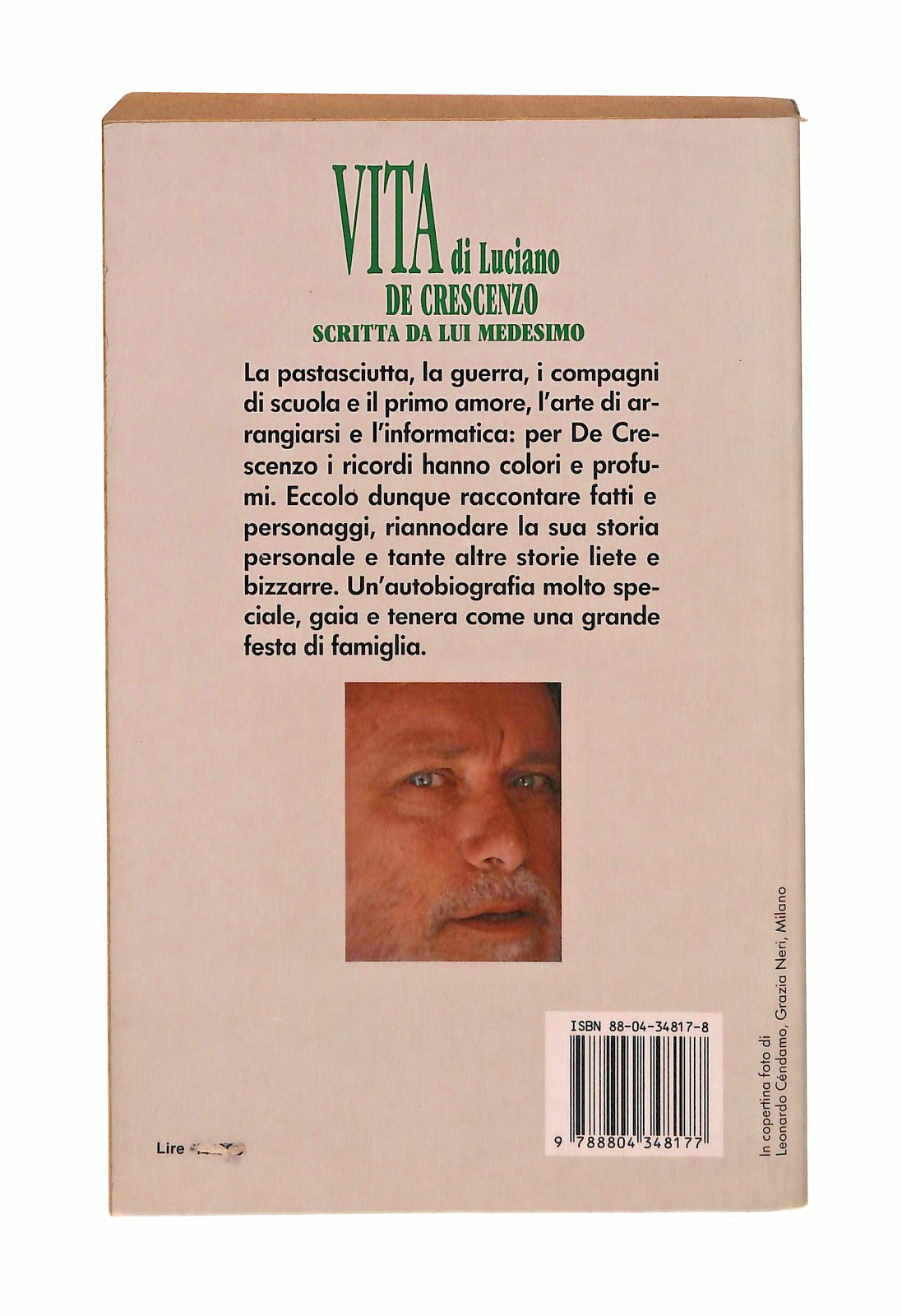 EBOND Vita Di Luciano De Crescenzo Scritta Da Lui Medesimo Libro LI046803