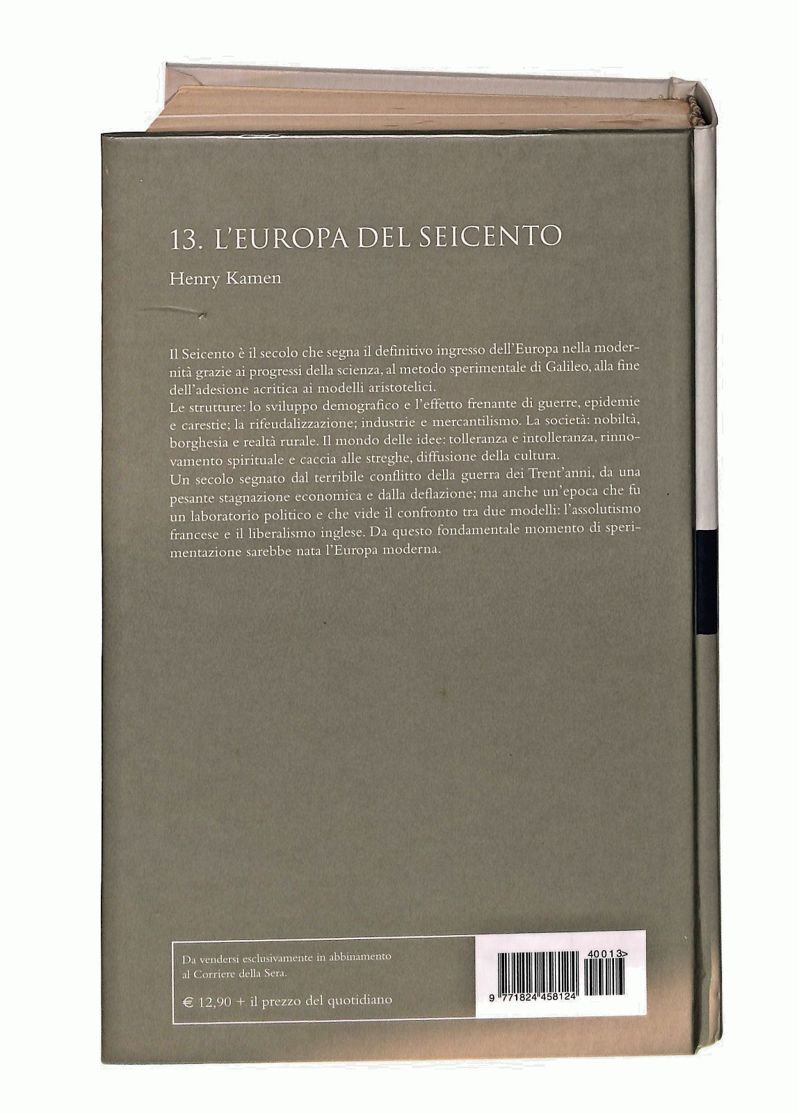 EBOND L Europa Del Seicento Storia Universale Vo 13 Corriere Sera Libro LI046831