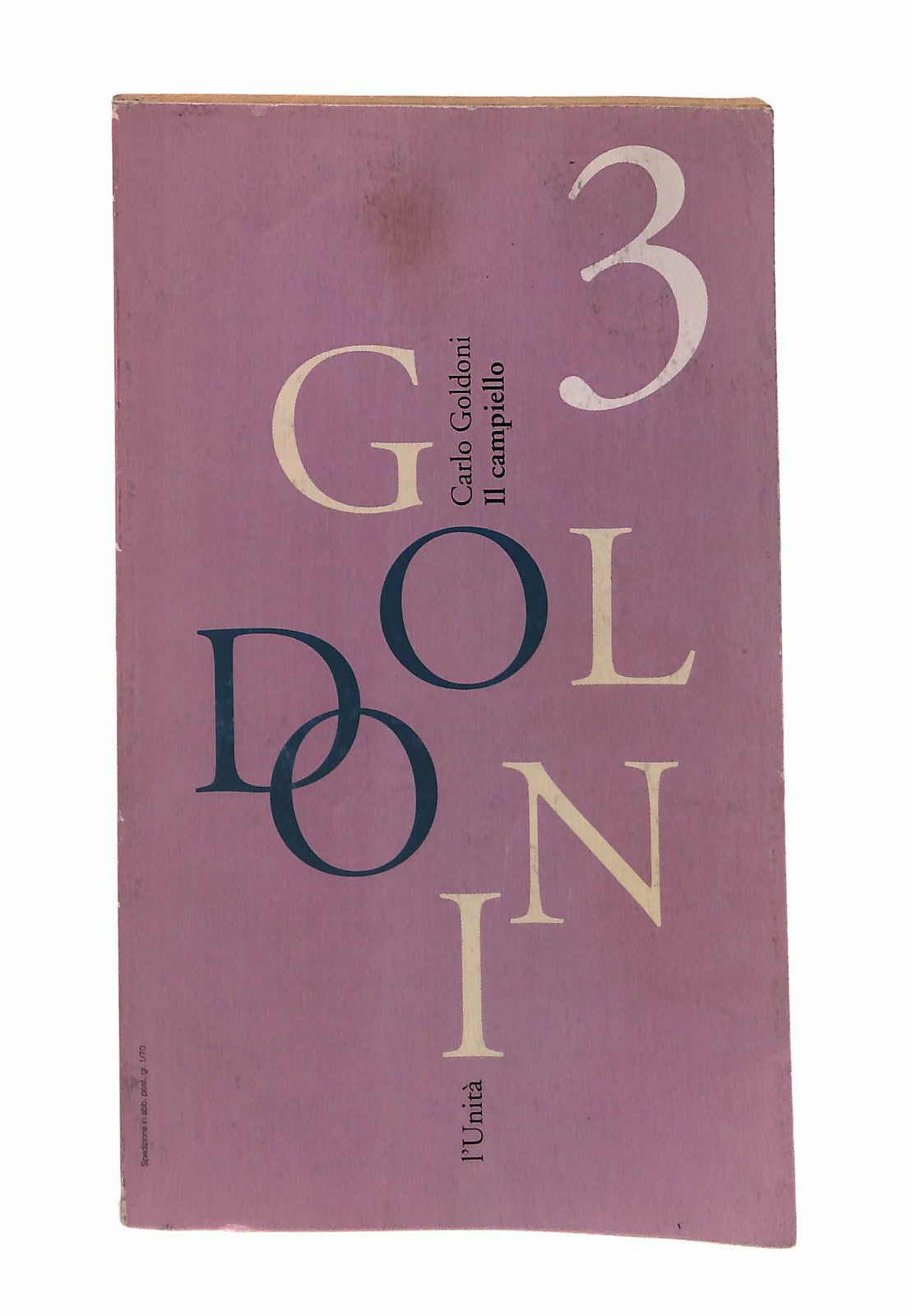 EBOND Goldoni L Unita n 3 1993 Libro LI046881