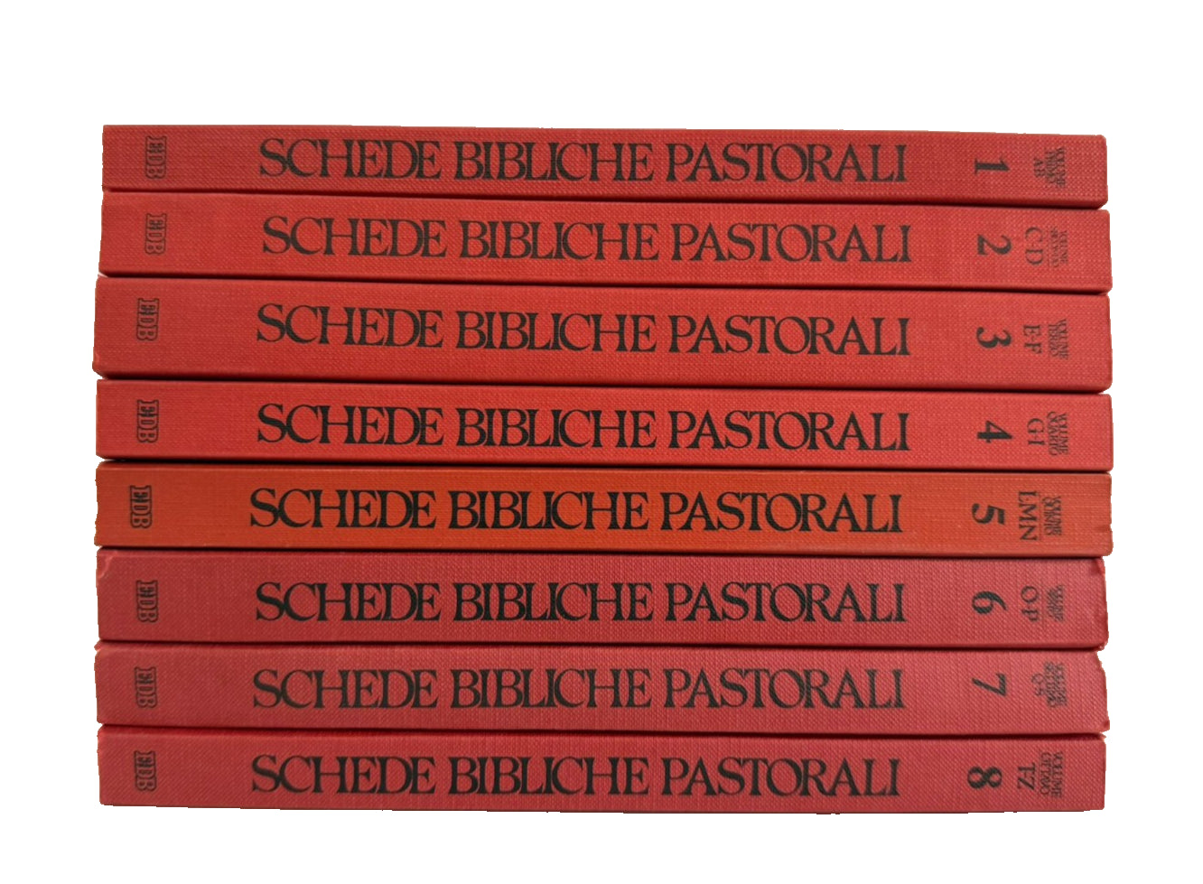 EBOND Schede Bibliche Pastorali Edb 8 Volumi Libro LI046951