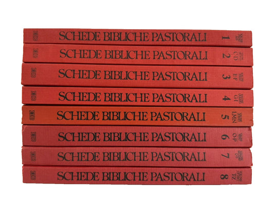 EBOND Schede Bibliche Pastorali Edb 8 Volumi Libro LI046951