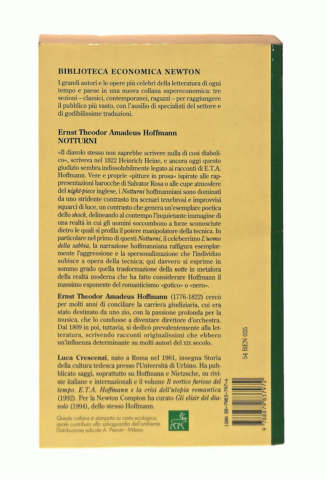 EBOND Notturni Ernst T A Hoffmann Newton Libro LI046958