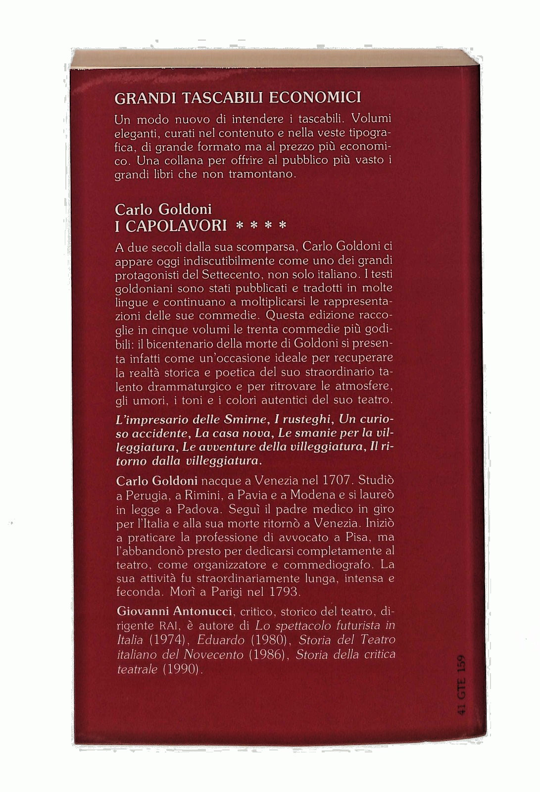 EBOND I Capolavori Vol 4 Goldoni Newton Libro LI046979