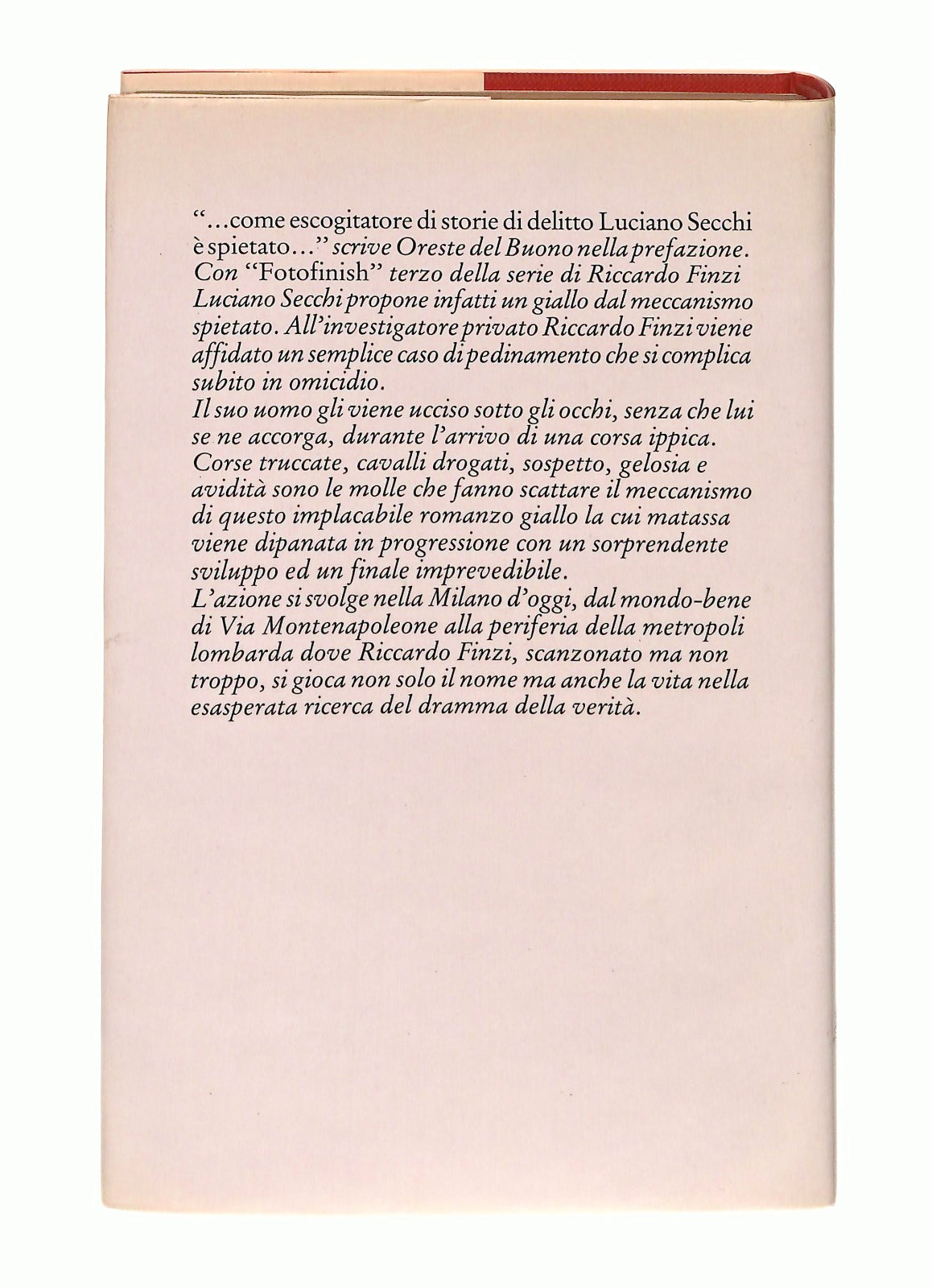 EBOND Fotofinish Luciano Secchi Editoriale Corno 1981 Libro LI047062