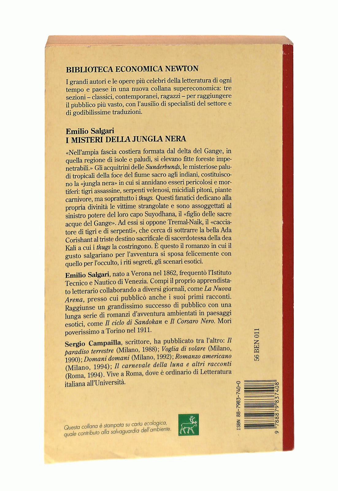 EBOND I Misteri Della Jungla Nera Emilio Salgari Newton Libro LI047101