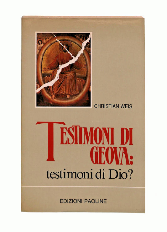 EBOND Testimoni Di Geova Christian Weis Edizioni Paoline 1987 Libro LI047115