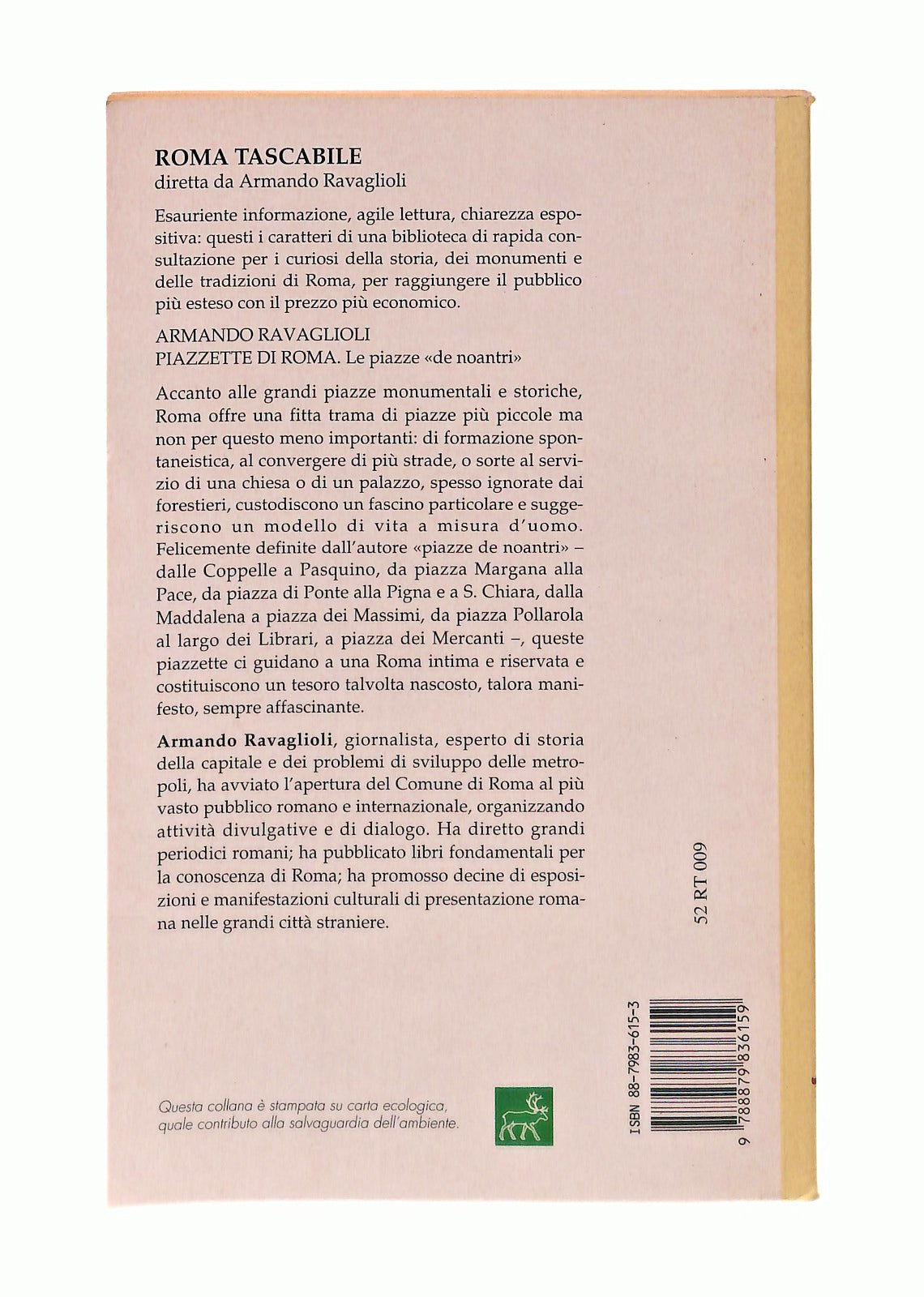 EBOND Piazzette Di Roma Armando Ravaglioli Newton Libro LI047129