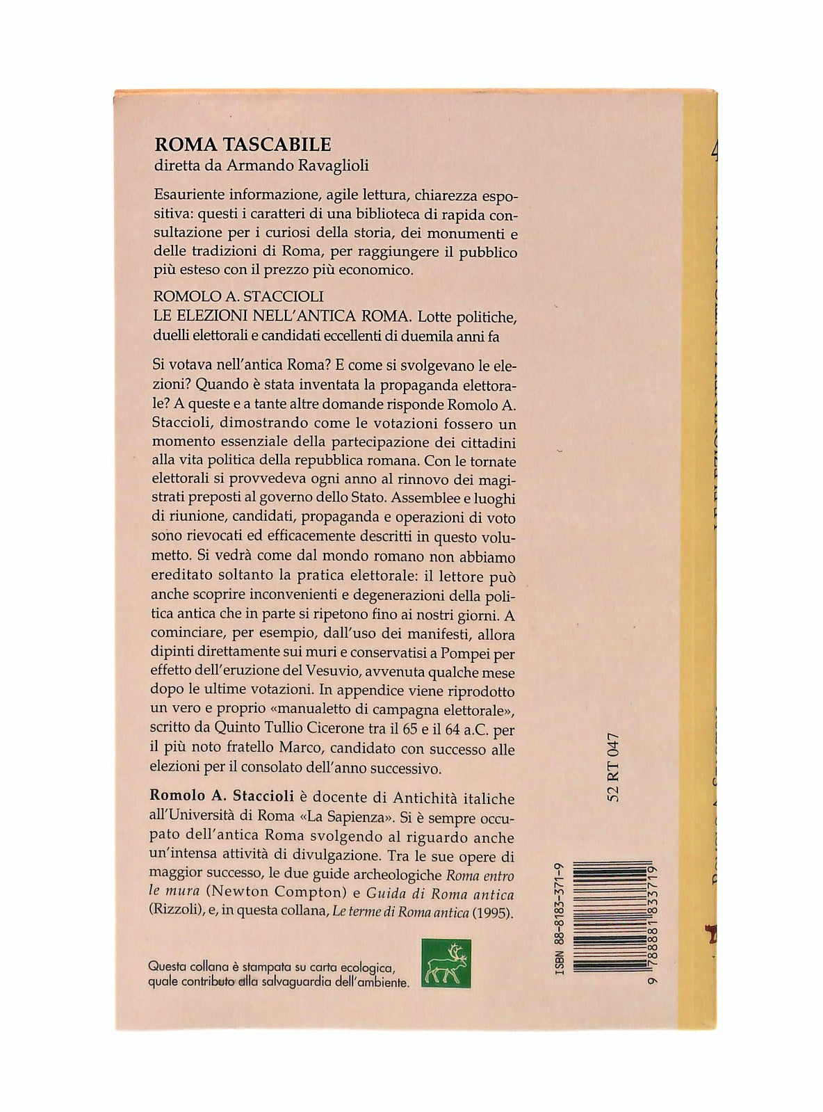 EBOND Le Elezioni Nell Antica Roma Romolo A Staccioli Newton Libro LI047131
