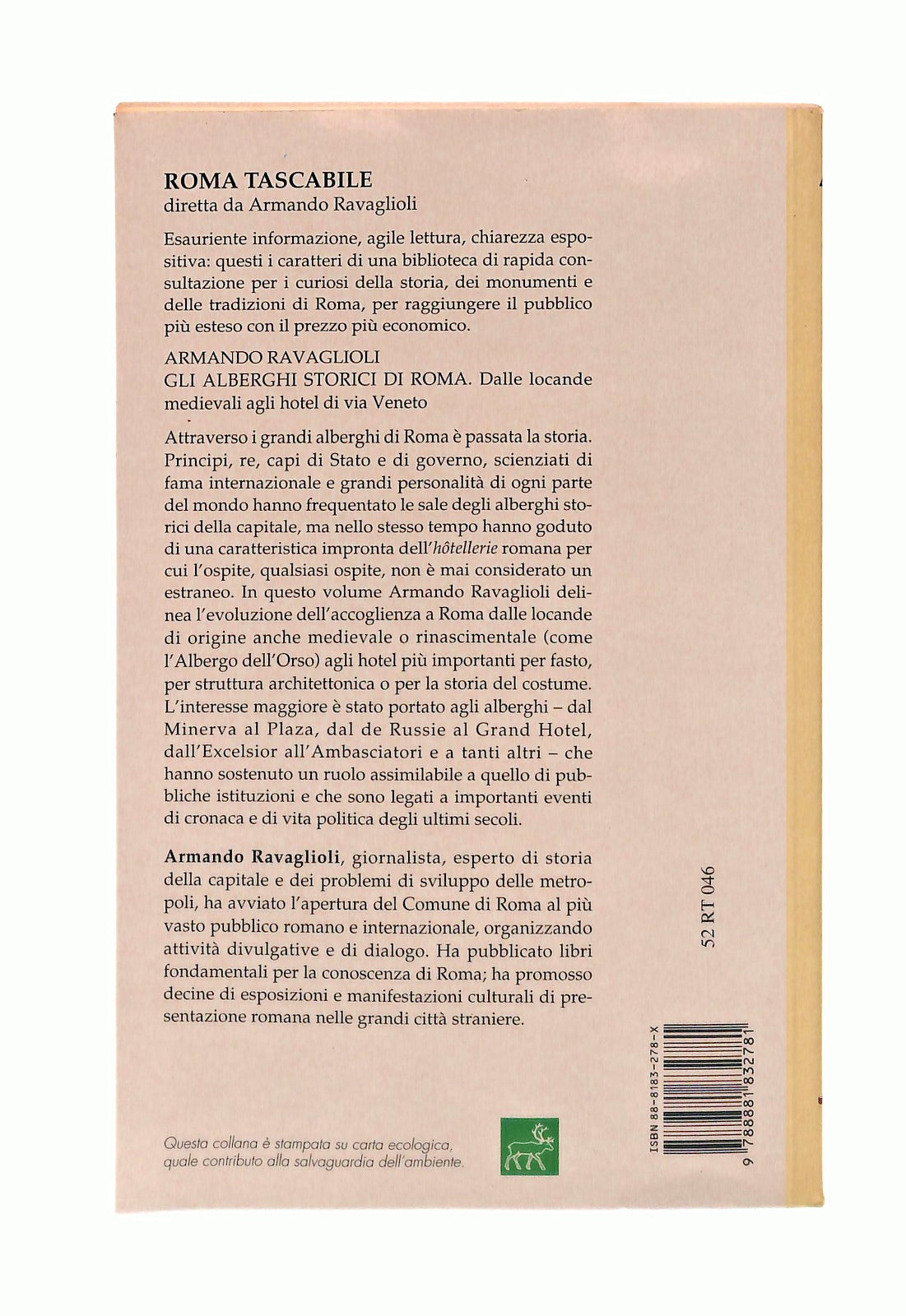 EBOND Gli Alberghi Storici Di Roma Armando Ravaglioli Newton Libro LI047132