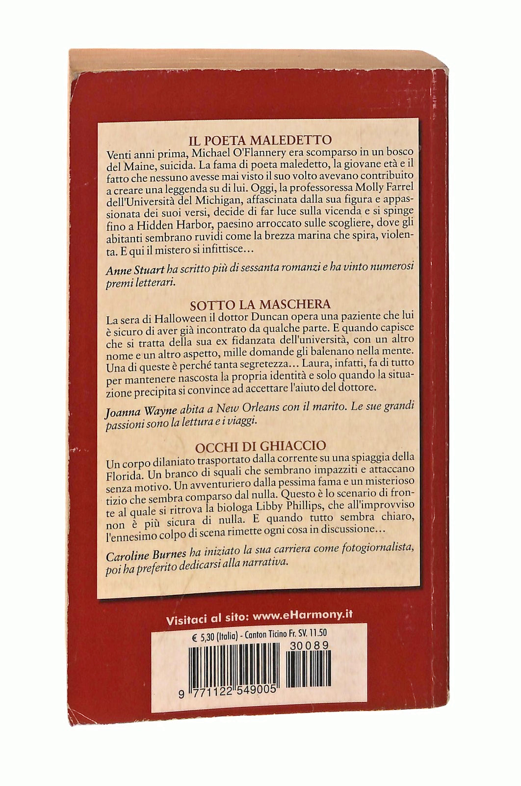 EBOND Alta Tensione Stuart Wayne Burnes Harmony Special 2003 Libro LI047162