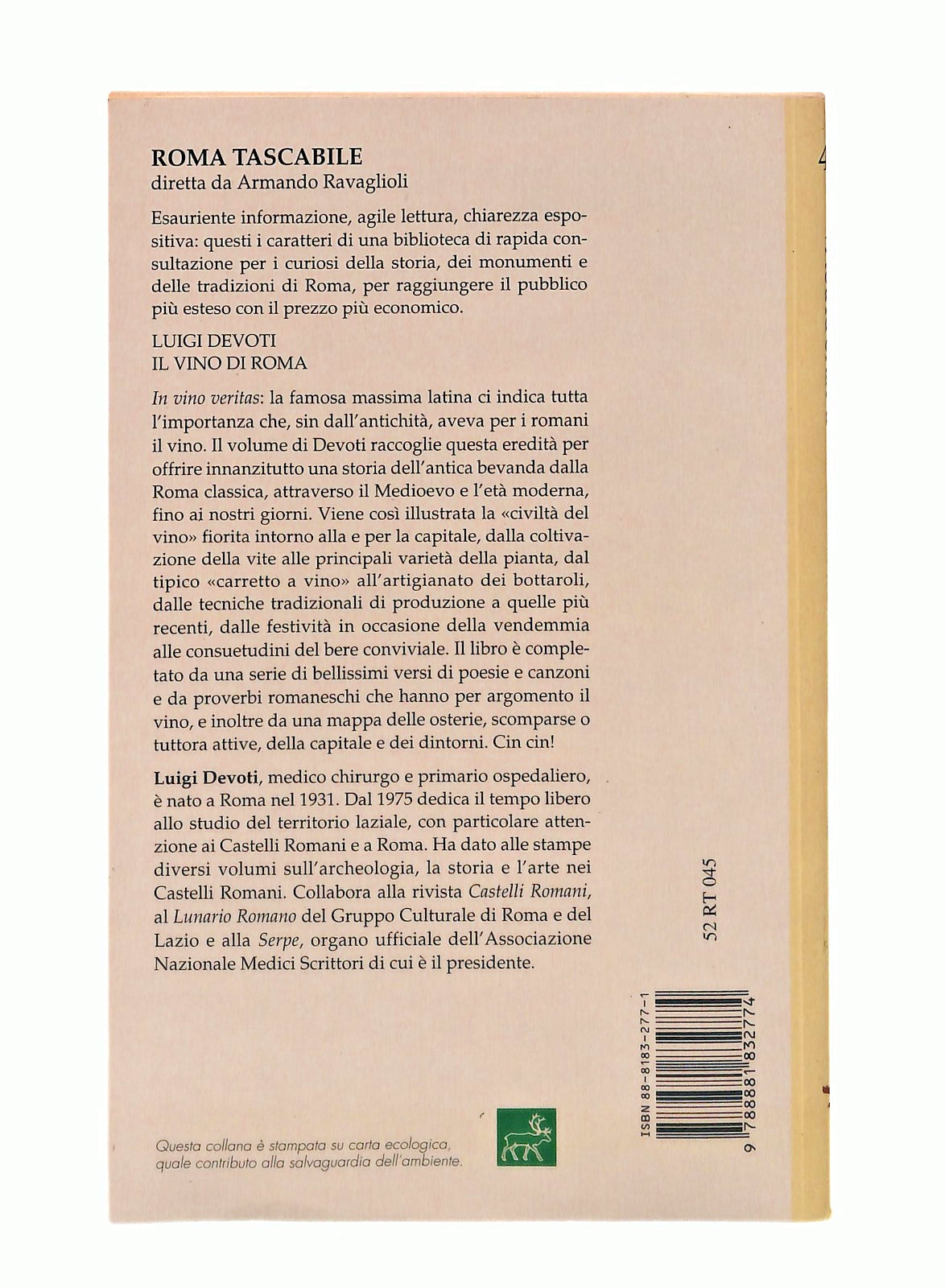 EBOND Il Vino Di Roma Luigi Devoti Newton Libro LI047169