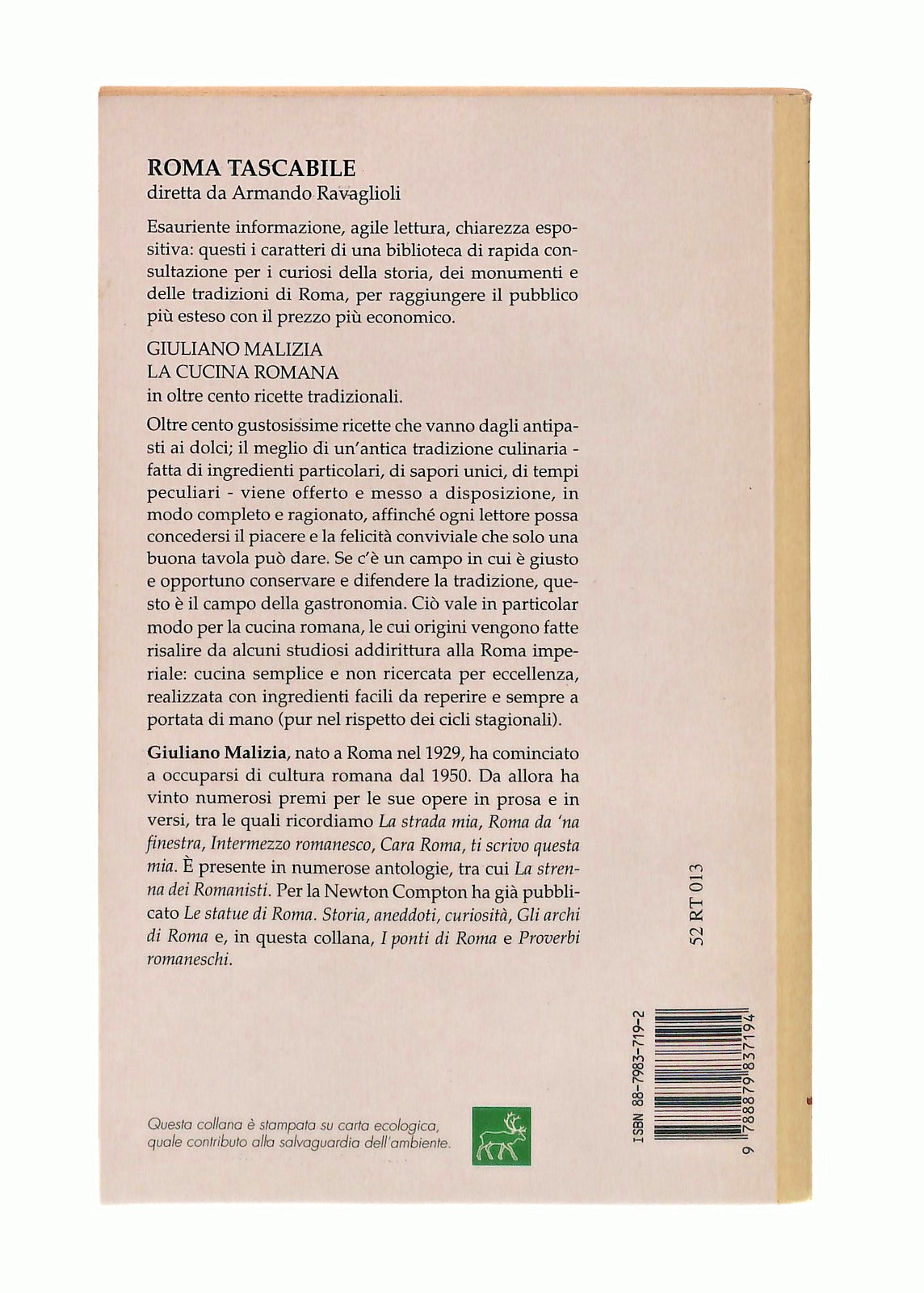 EBOND La Cucina Romana Giuliano Malizia Newton Libro LI047208