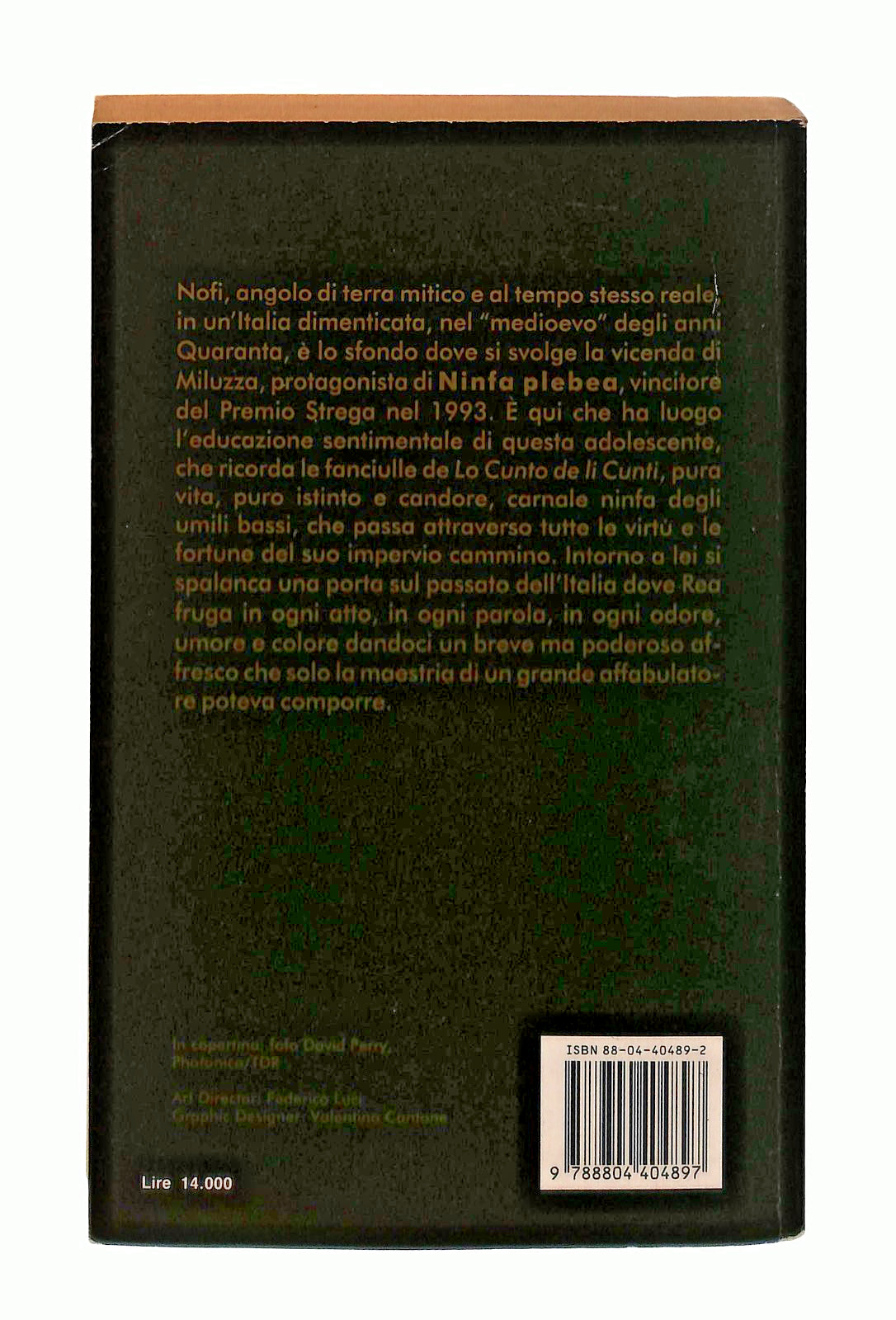 EBOND Ninfa Plebea Domenico Rea Mondadori Libro LI047229