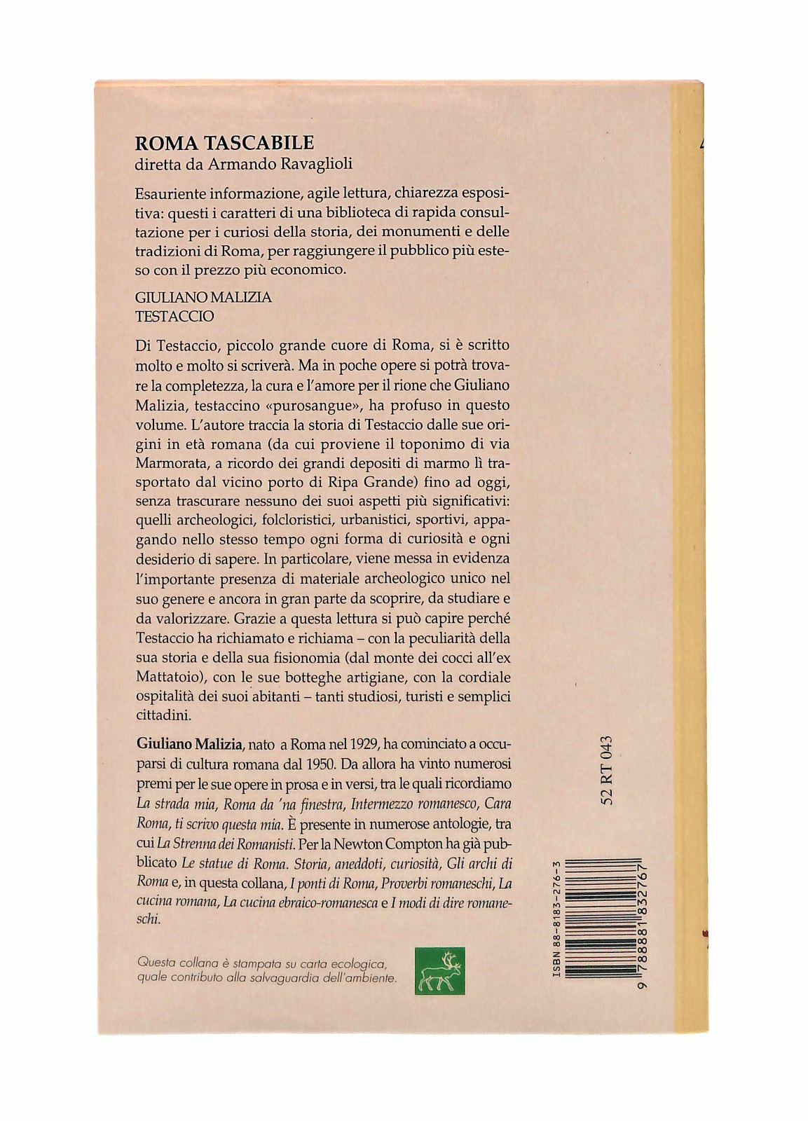 EBOND Testaccio Giuliano Malizia Newton Libro LI047270