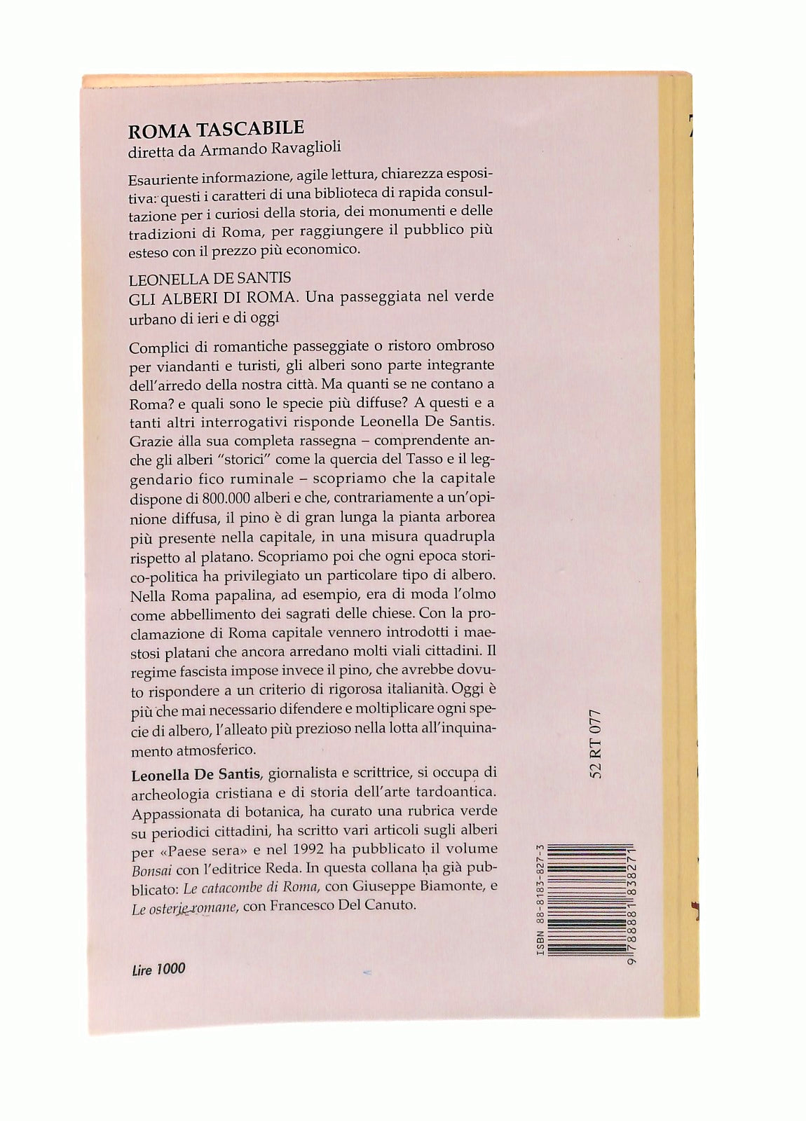 EBOND Gli Alberi Di Roma Leonella De Santis Newton Libro LI047271