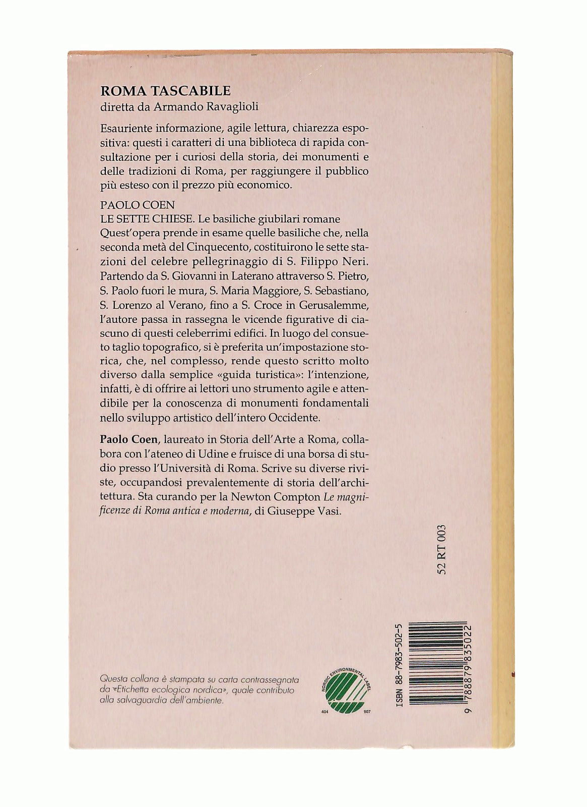 EBOND Le Sette Chiese Paolo Coen Newton Libro LI047285