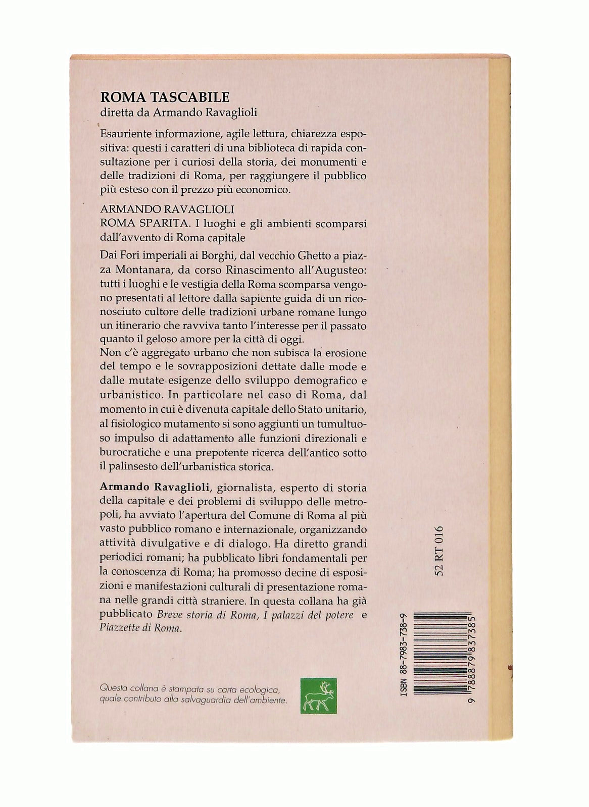 EBOND Roma Sparita Armando Ravaglioli Newton Libro LI047287