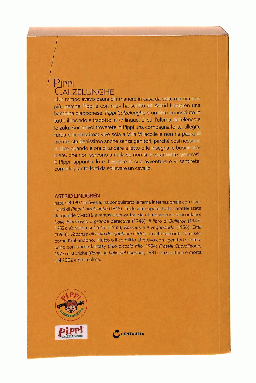 EBOND Pippi Calzelunghe Astrid Lindgren Centauria Libro LI047352