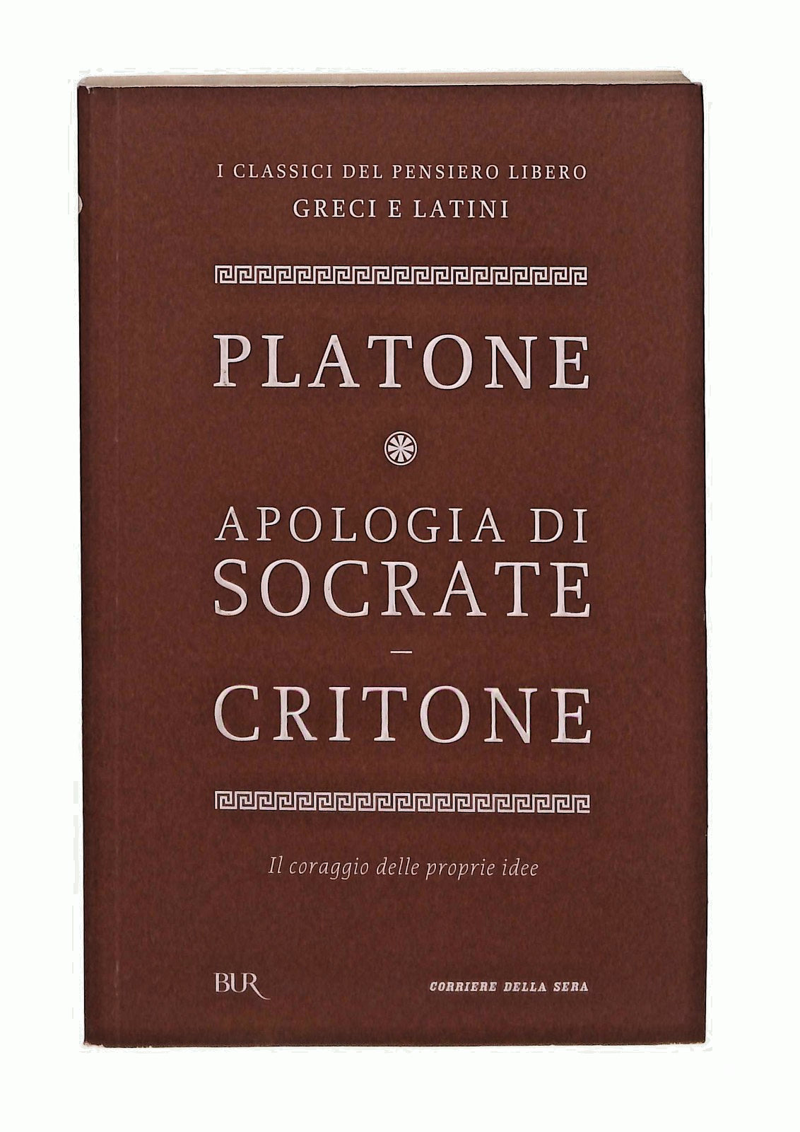 EBOND Apologia Di Socrate Critone Platone Corriere Greco a Fronte Libro LI047426