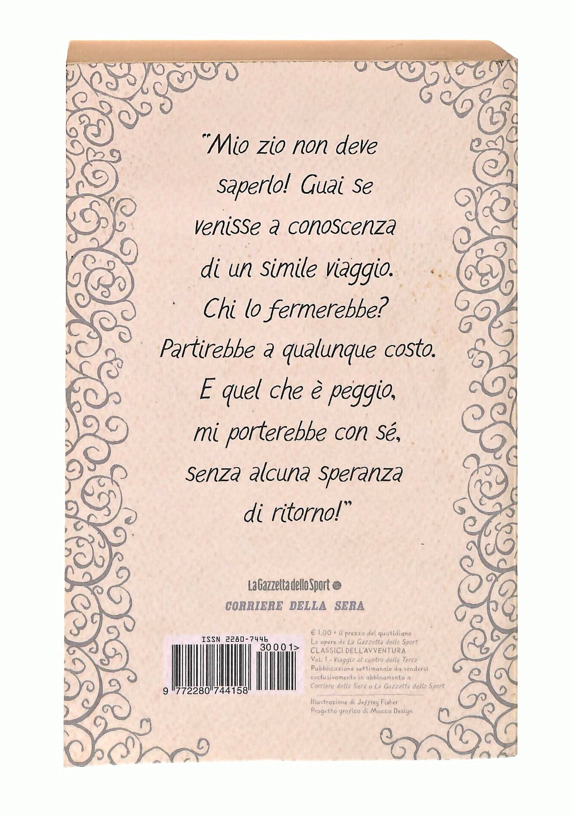 EBOND Viaggio Al Centro Della Terra J Verne La Gazzetta Corriere Libro LI047464