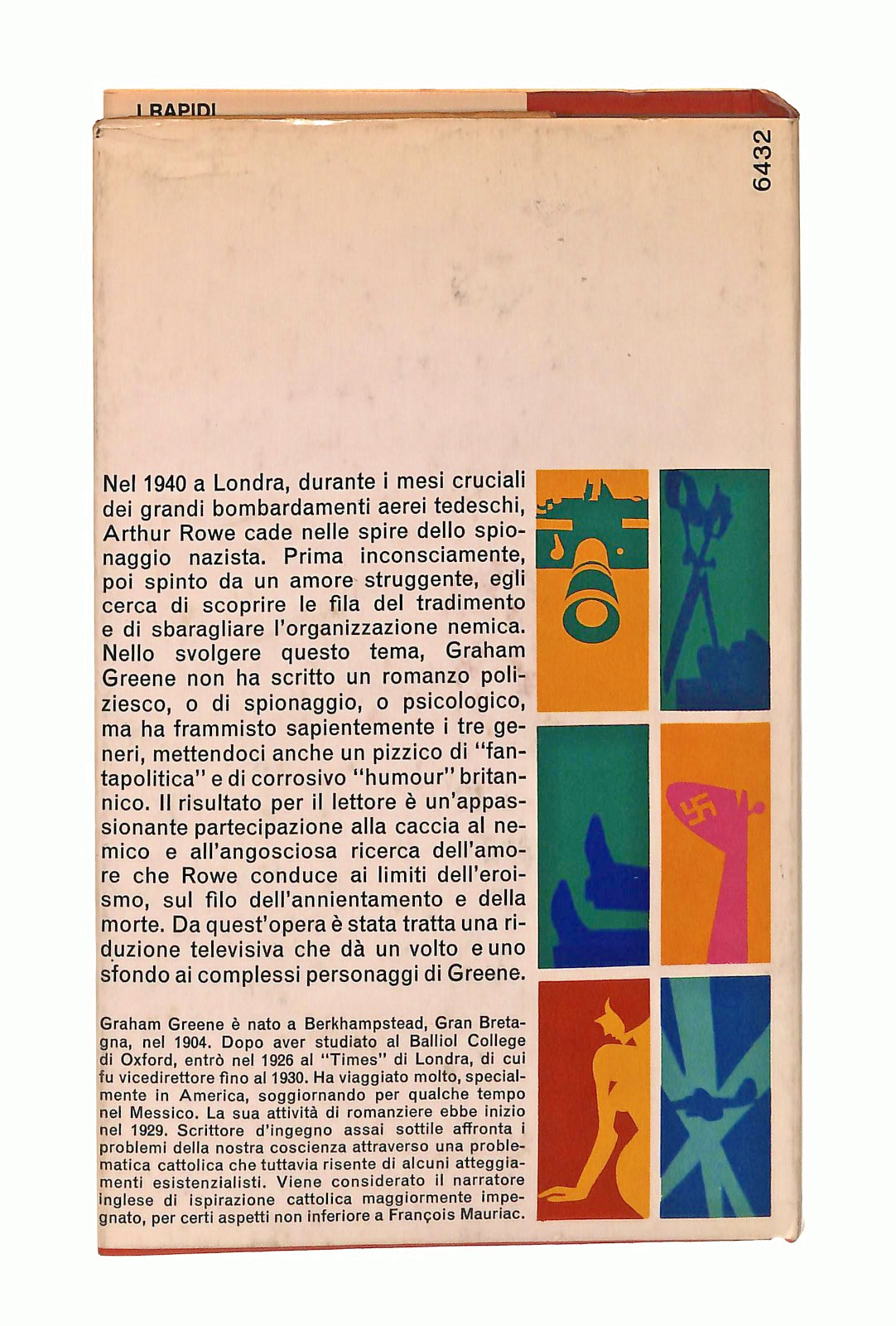 EBOND Quinta Colonna Graham Greene I Rapidi Mondadori 1966 Libro LI047489