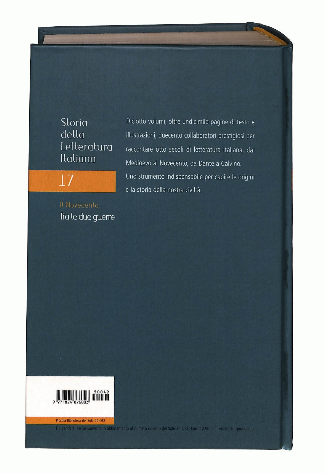 EBOND Tra Le Due Guerre Storia Letteratura Italiana 17 Il Sole Libro LI047652