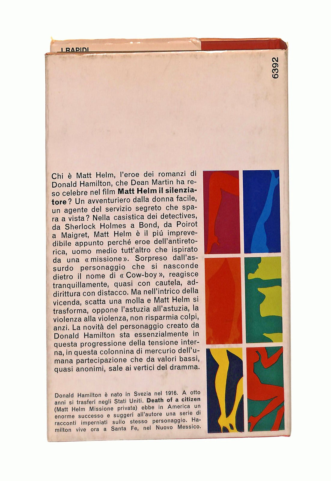 EBOND Matt Helm Il Silenziatore Hamilton I Rapidi Mondadori 1966 Libro LI047841