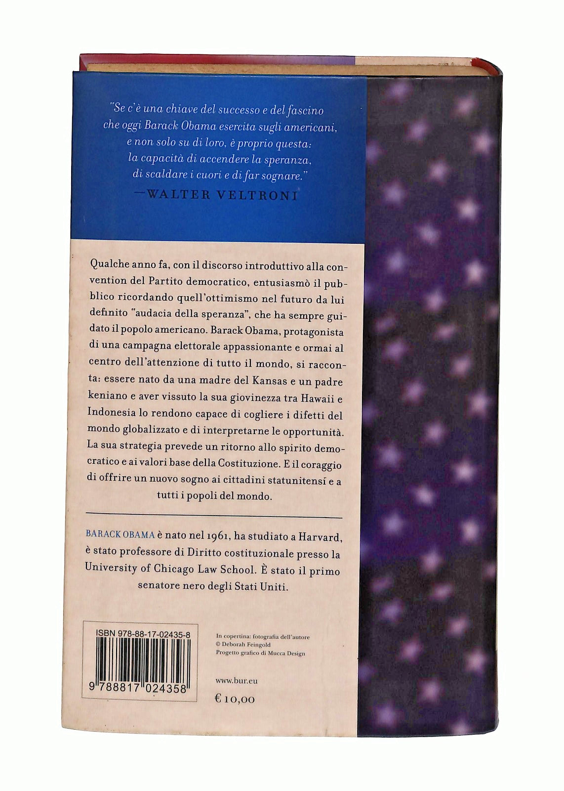 EBOND L Audacia Della Speranza Barack Obama Rizzoli Libro LI047911